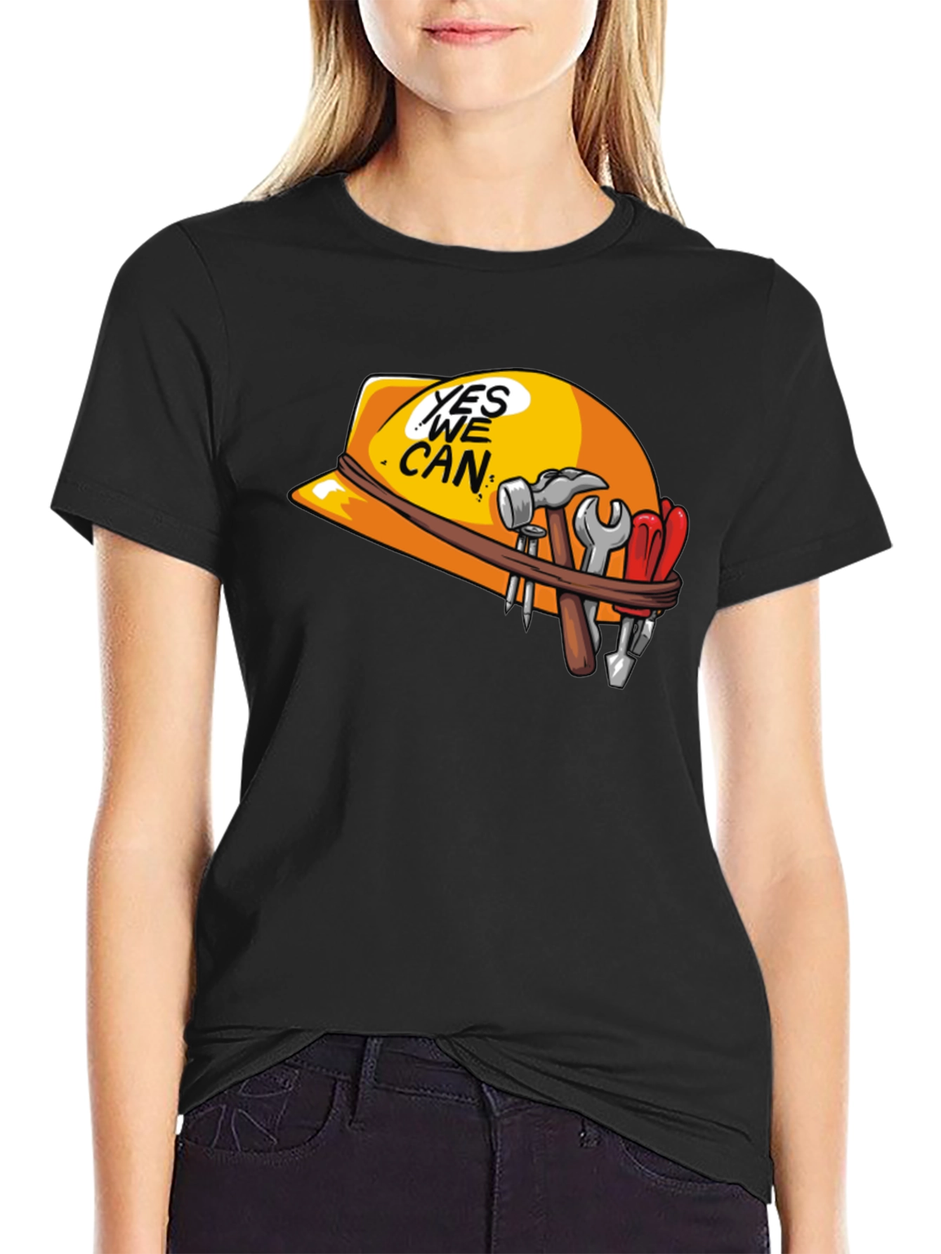 Yes We Can Construction T-Shirt
