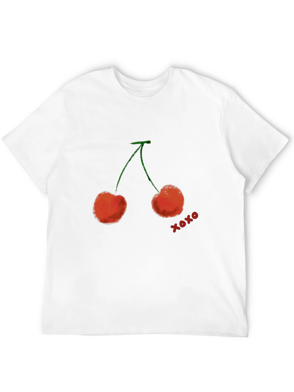Cherry XOXO Graphic T-Shirt - Trendy Casual Wear