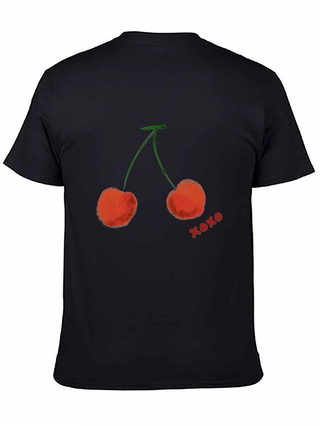Cherry XOXO Graphic T-Shirt - Trendy Casual Wear