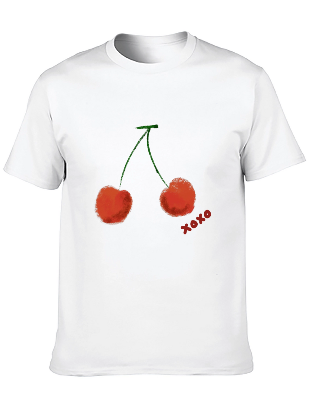 Cherry XOXO Graphic T-Shirt - Trendy Casual Wear