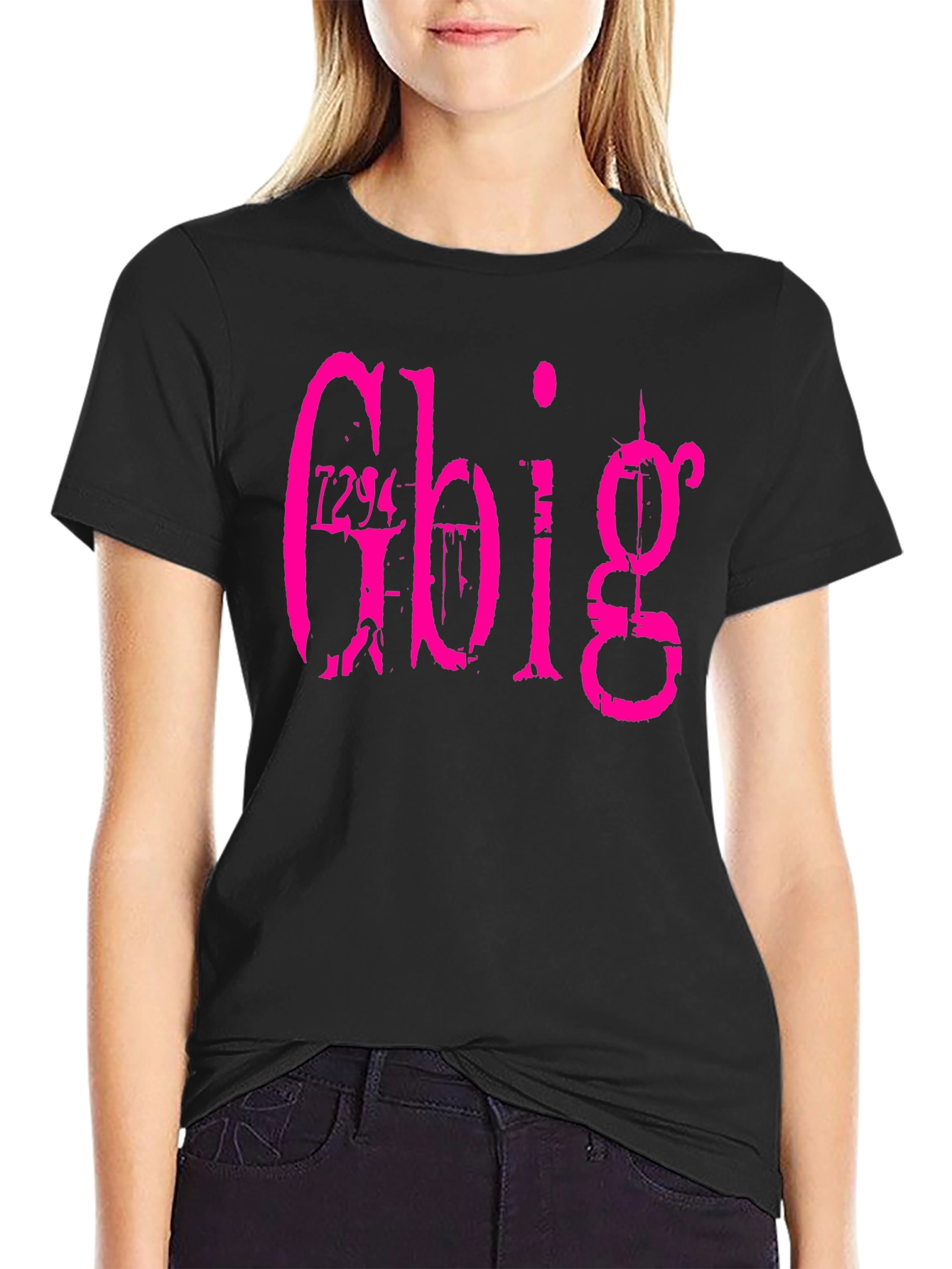 Gbig Graphic Tee - Black Cotton T-Shirt
