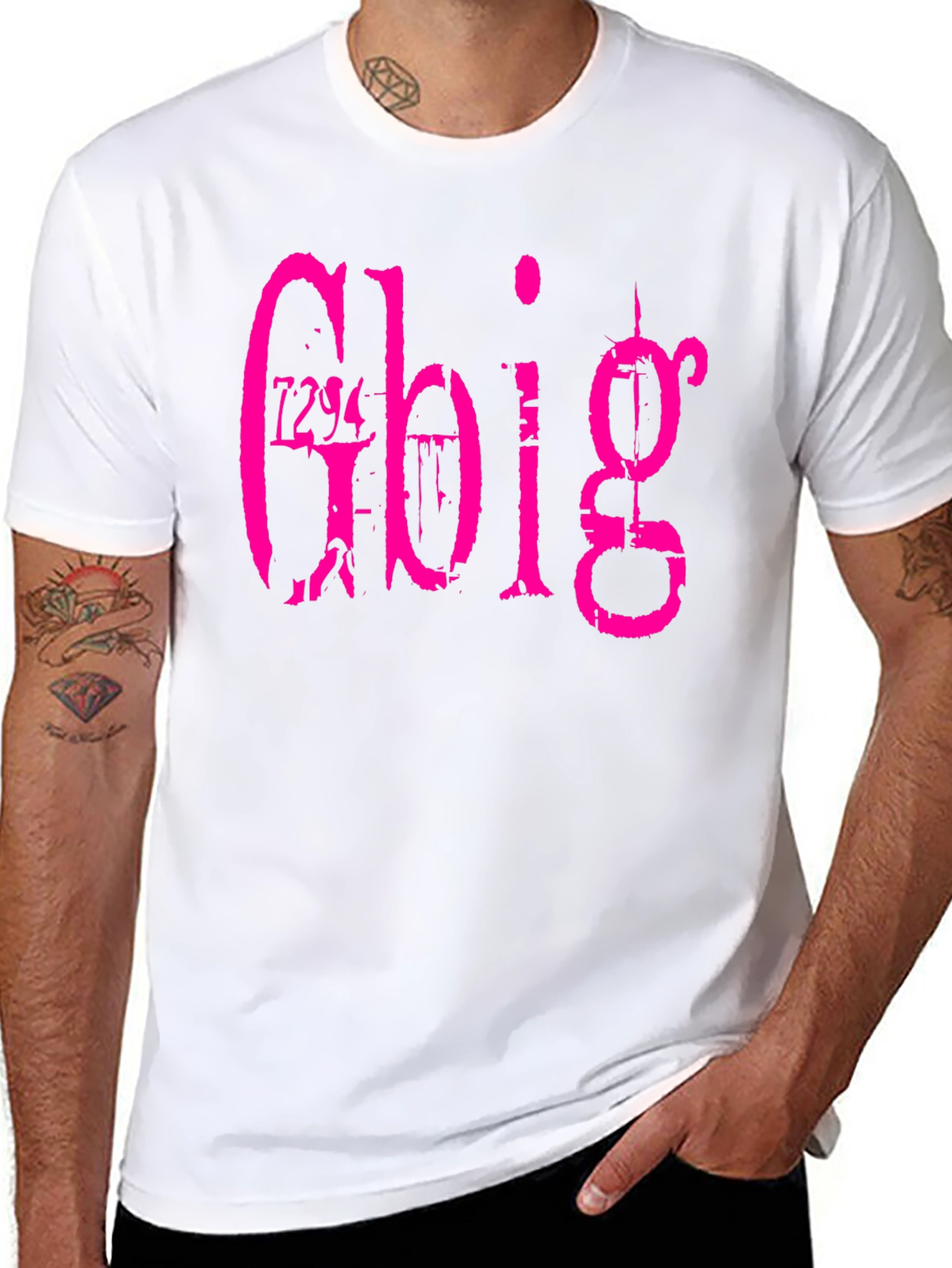 Gbig Graphic Tee - Black Cotton T-Shirt