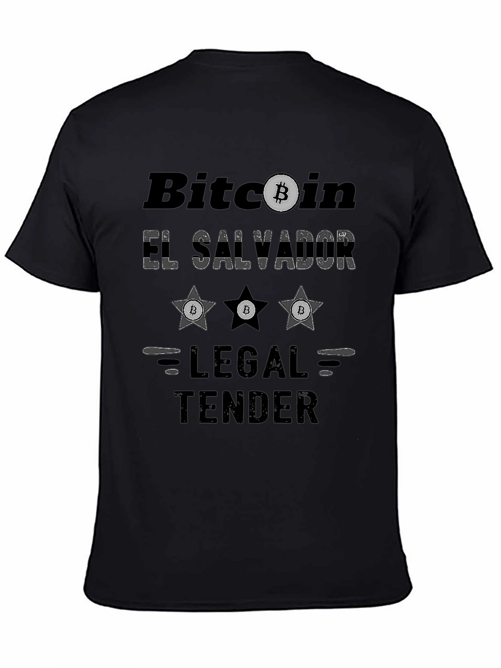 Bitcoin El Salvador Legal Tender T-Shirt