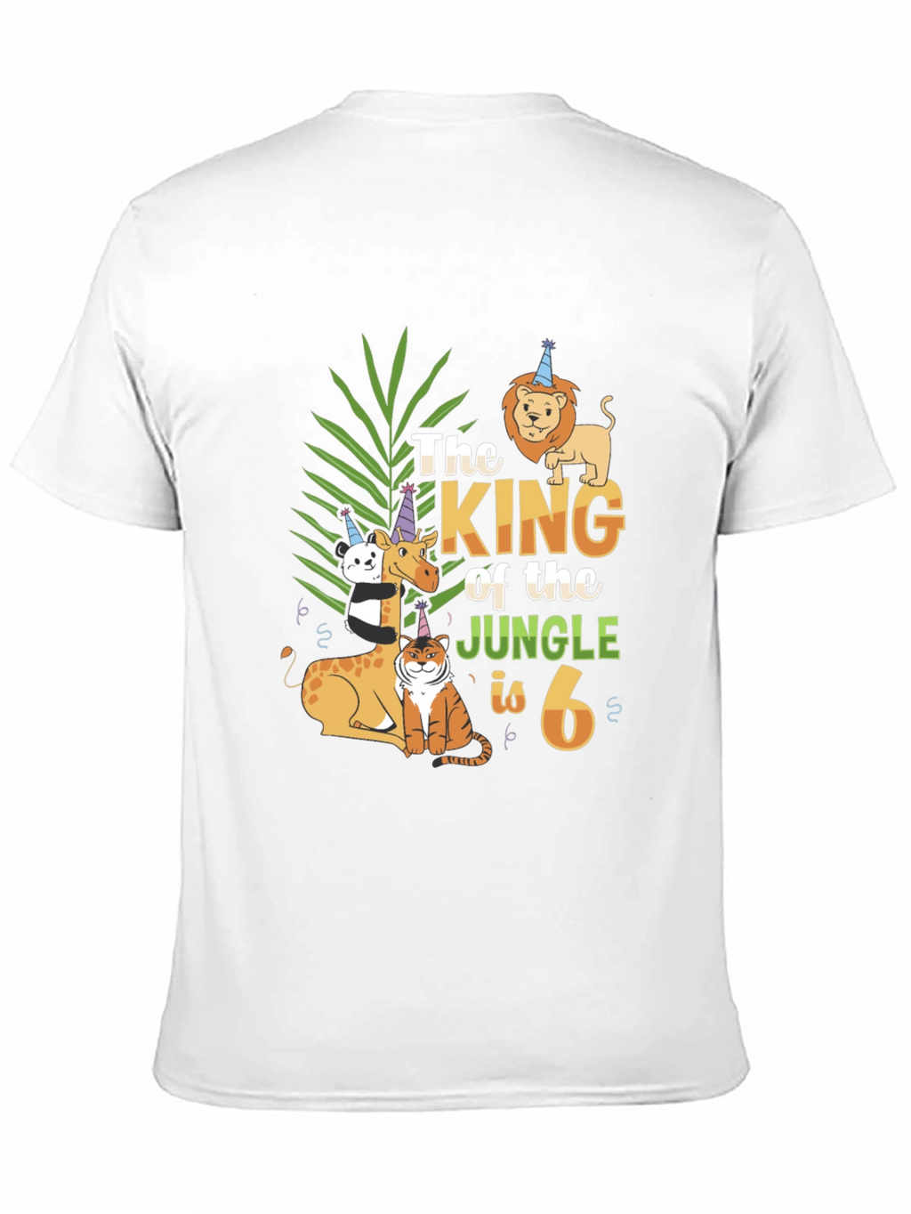 King of the Jungle 6th Birthday T-Shirt