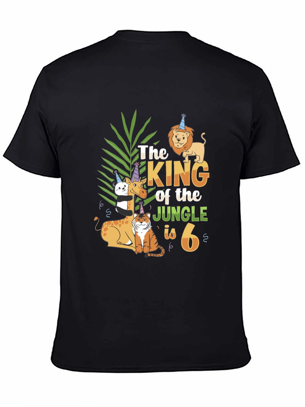 King of the Jungle 6th Birthday T-Shirt