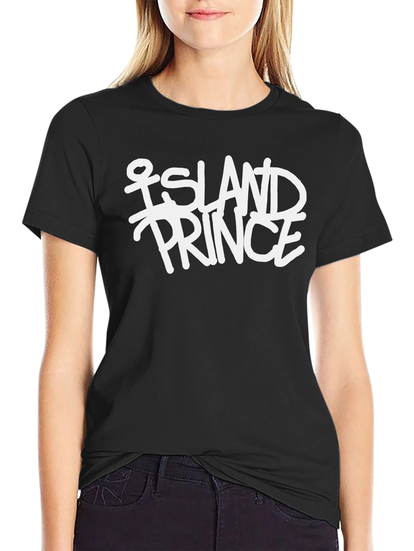 Island Prince Black T-Shirt - Unique Design