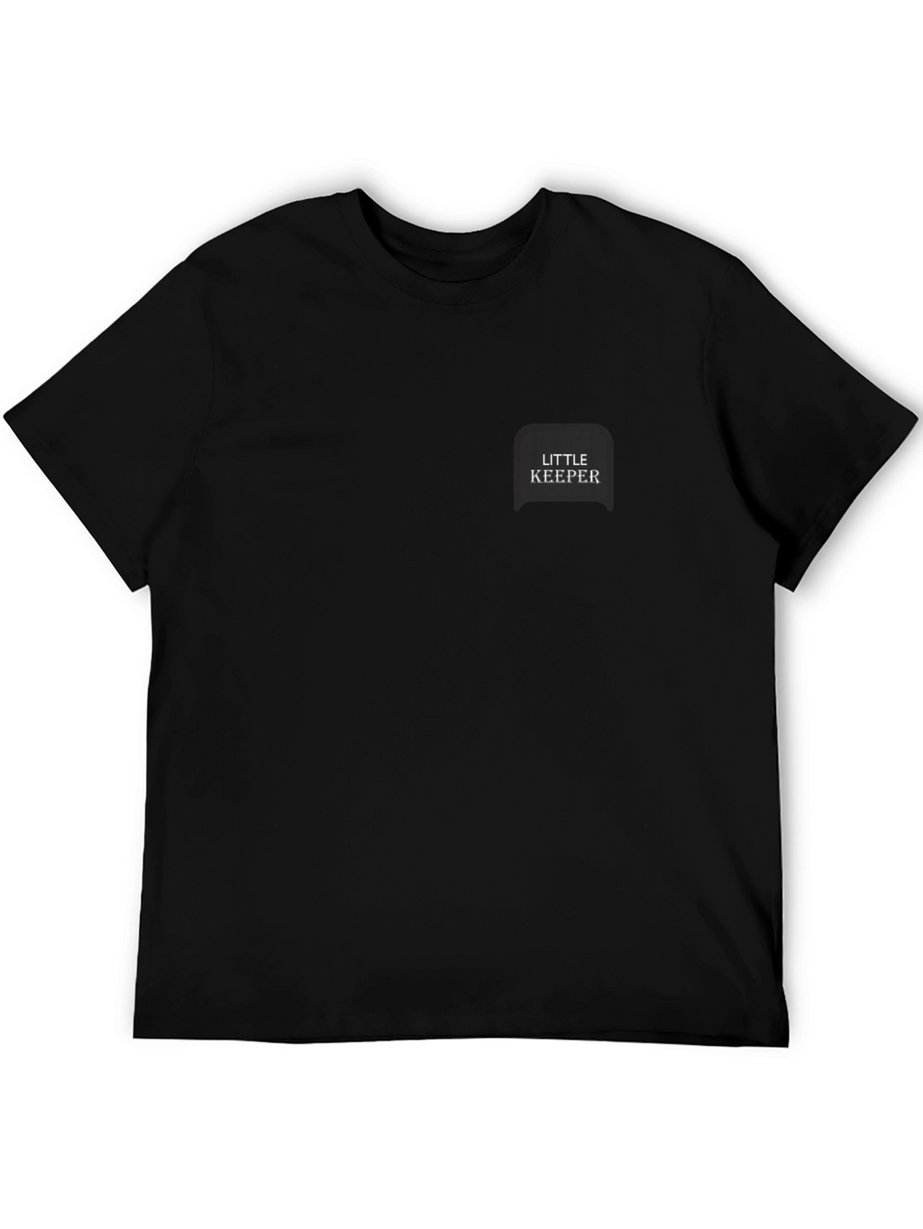 Little Keeper Black T-Shirt - Modern Minimalist