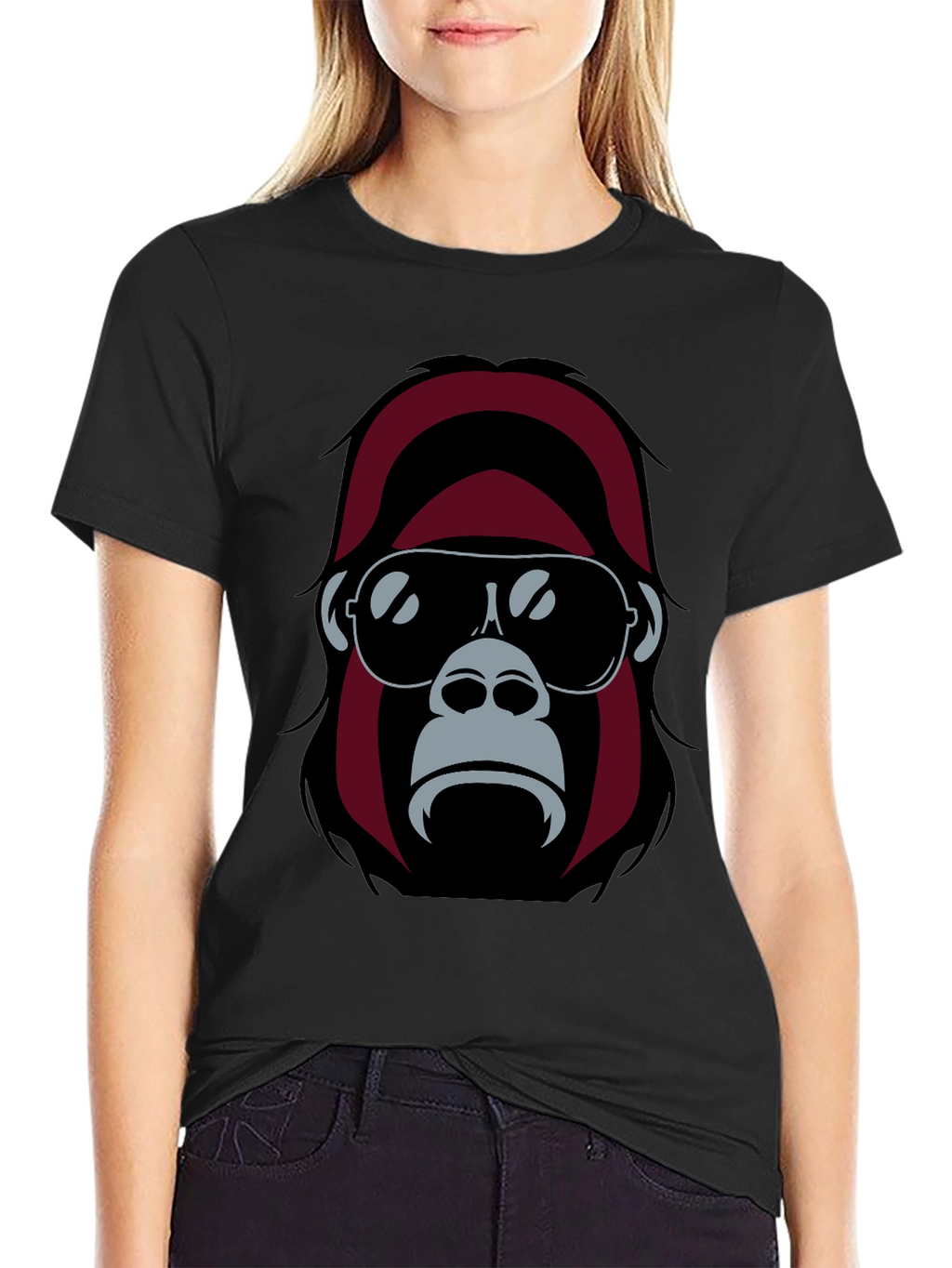 Cool Gorilla Graphic Tee - Black T-Shirt