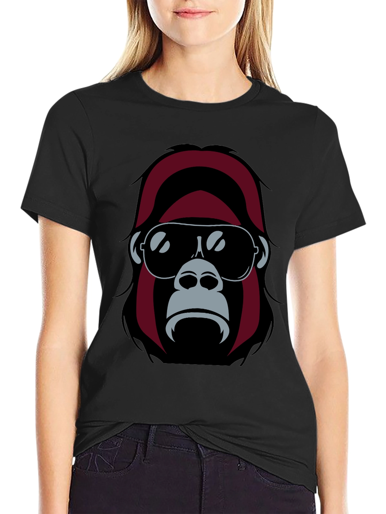 Cool Gorilla Graphic Tee - Black T-Shirt