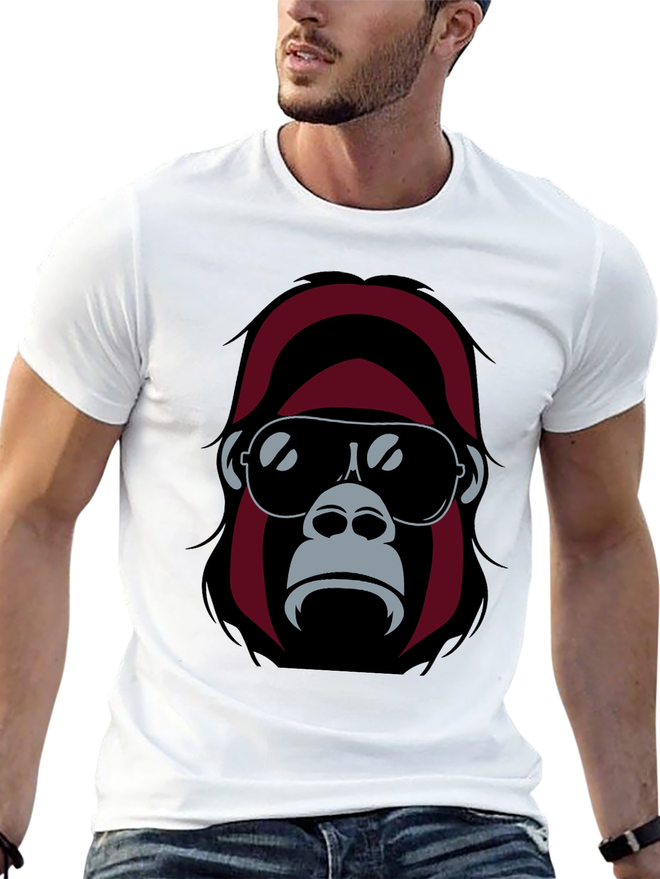 Cool Gorilla Graphic Tee - Black T-Shirt