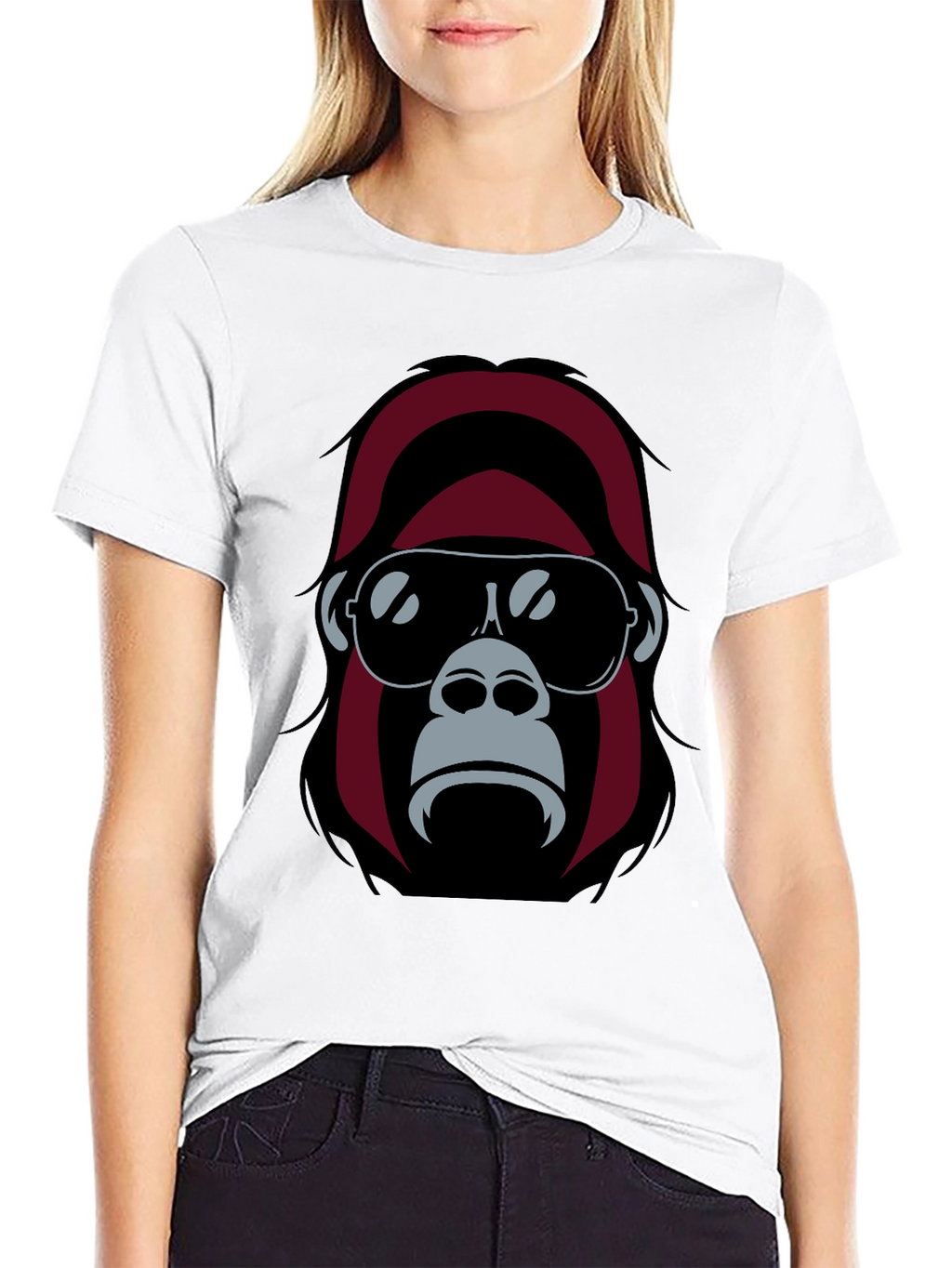 Cool Gorilla Graphic Tee - Black T-Shirt