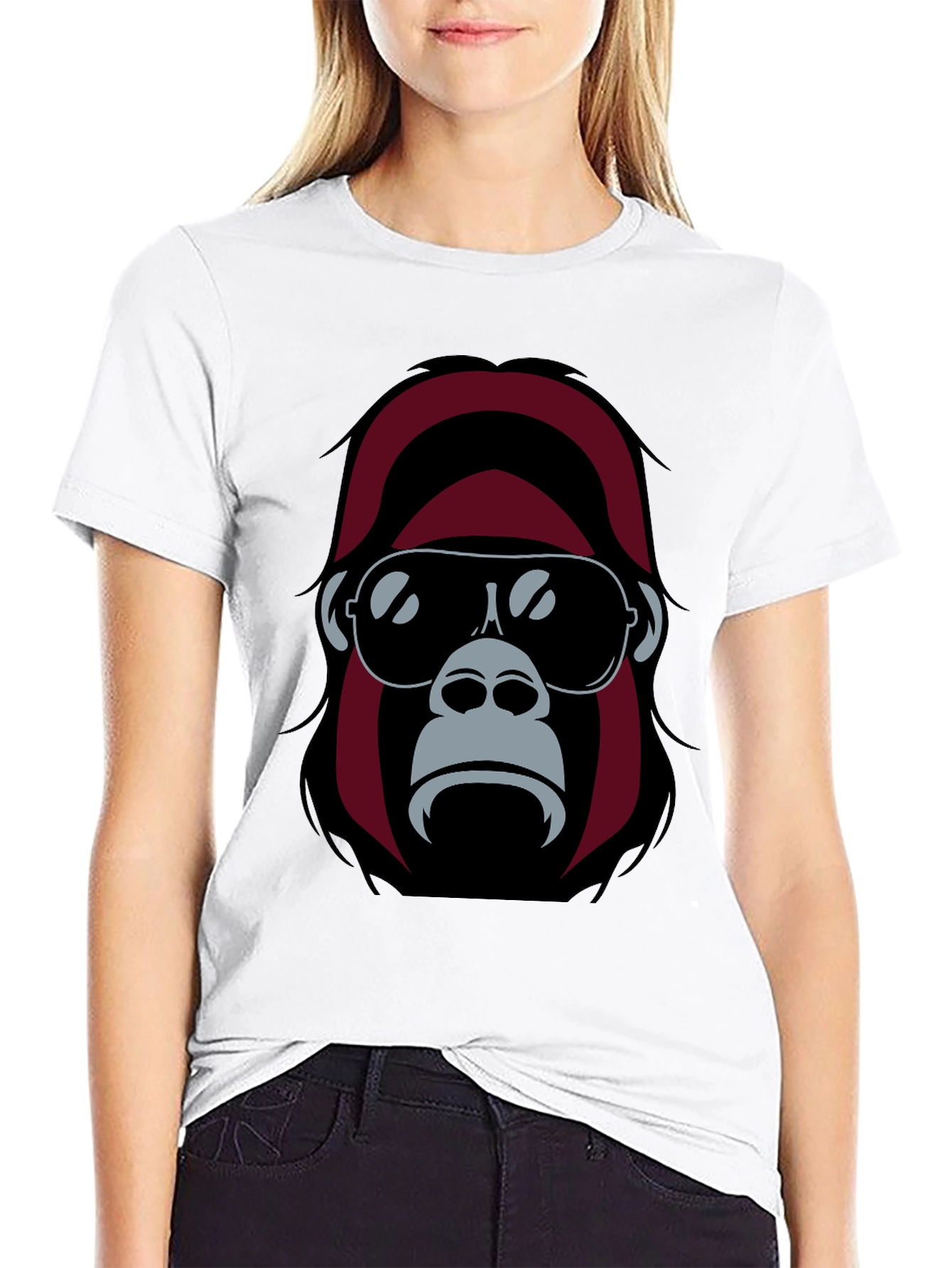 Cool Gorilla Graphic Tee - Black T-Shirt