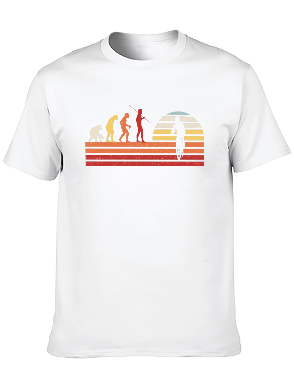 Evolution of Biking Graphic T-Shirt