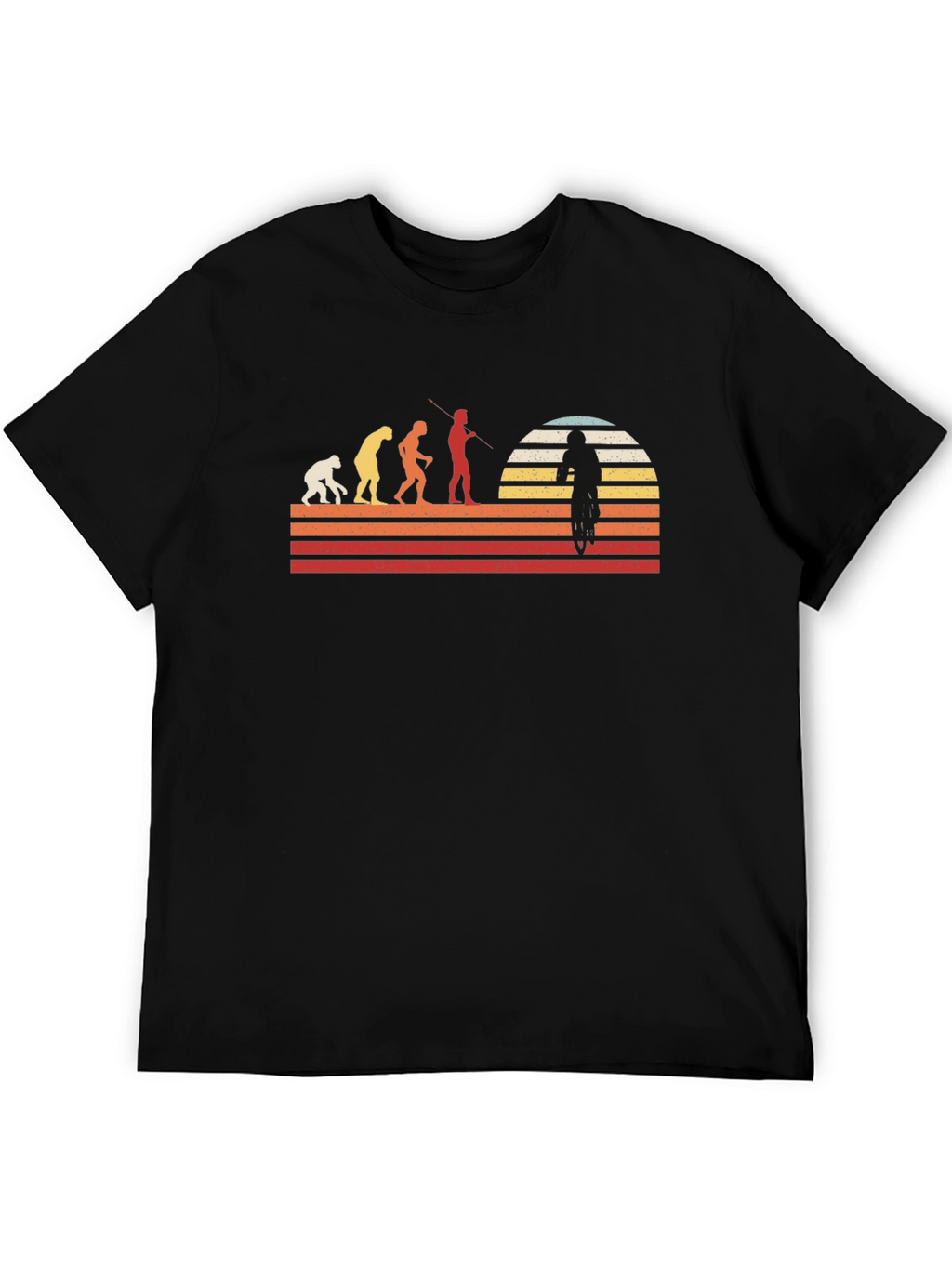 Evolution of Biking Graphic T-Shirt