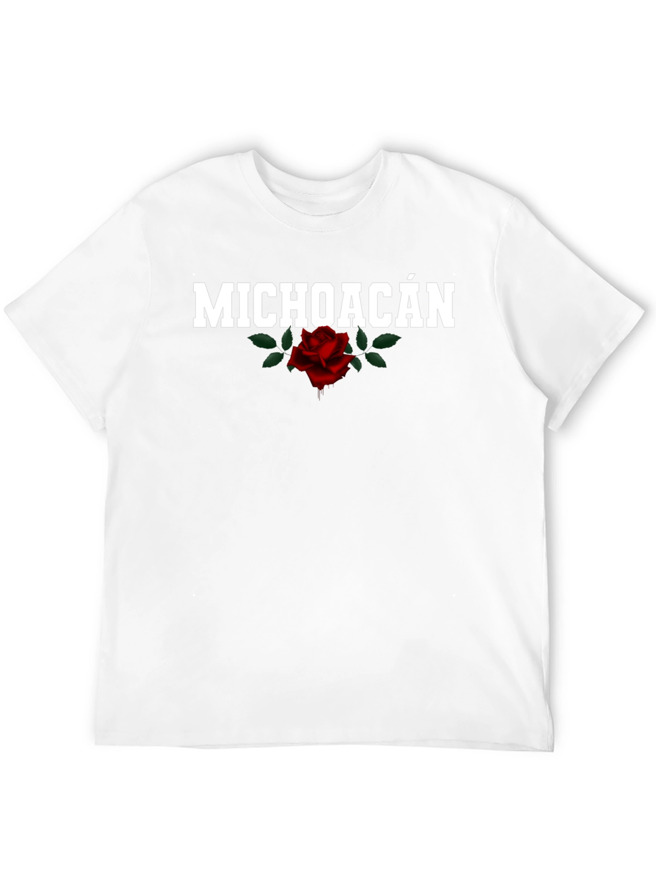 Michoacan Rose Graphic T-Shirt - Stylish Mens Tee