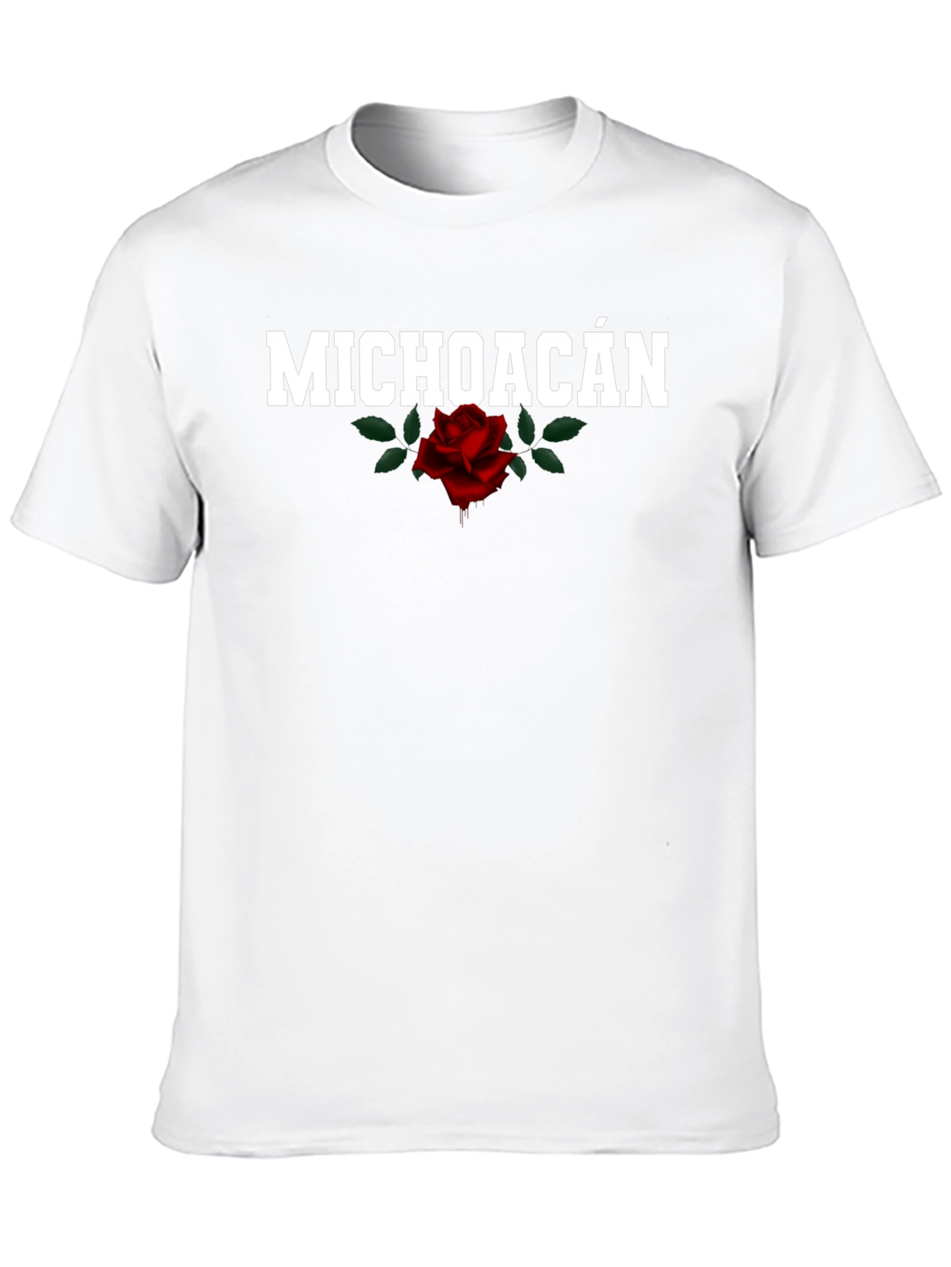 Michoacan Rose Graphic T-Shirt - Stylish Mens Tee