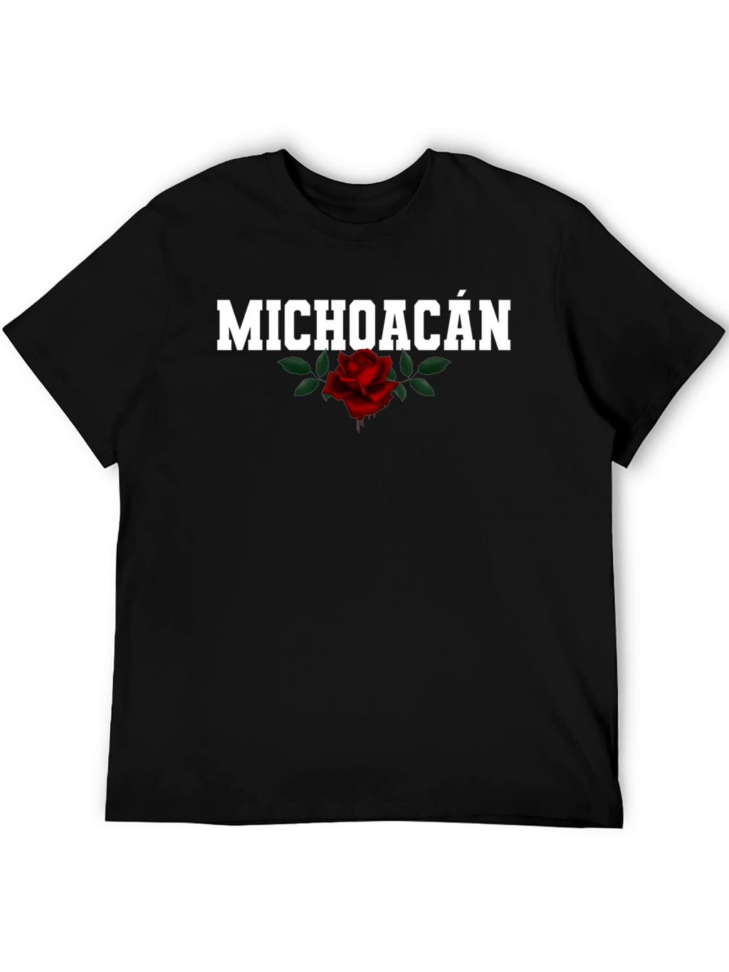 Michoacan Rose Graphic T-Shirt - Stylish Mens Tee
