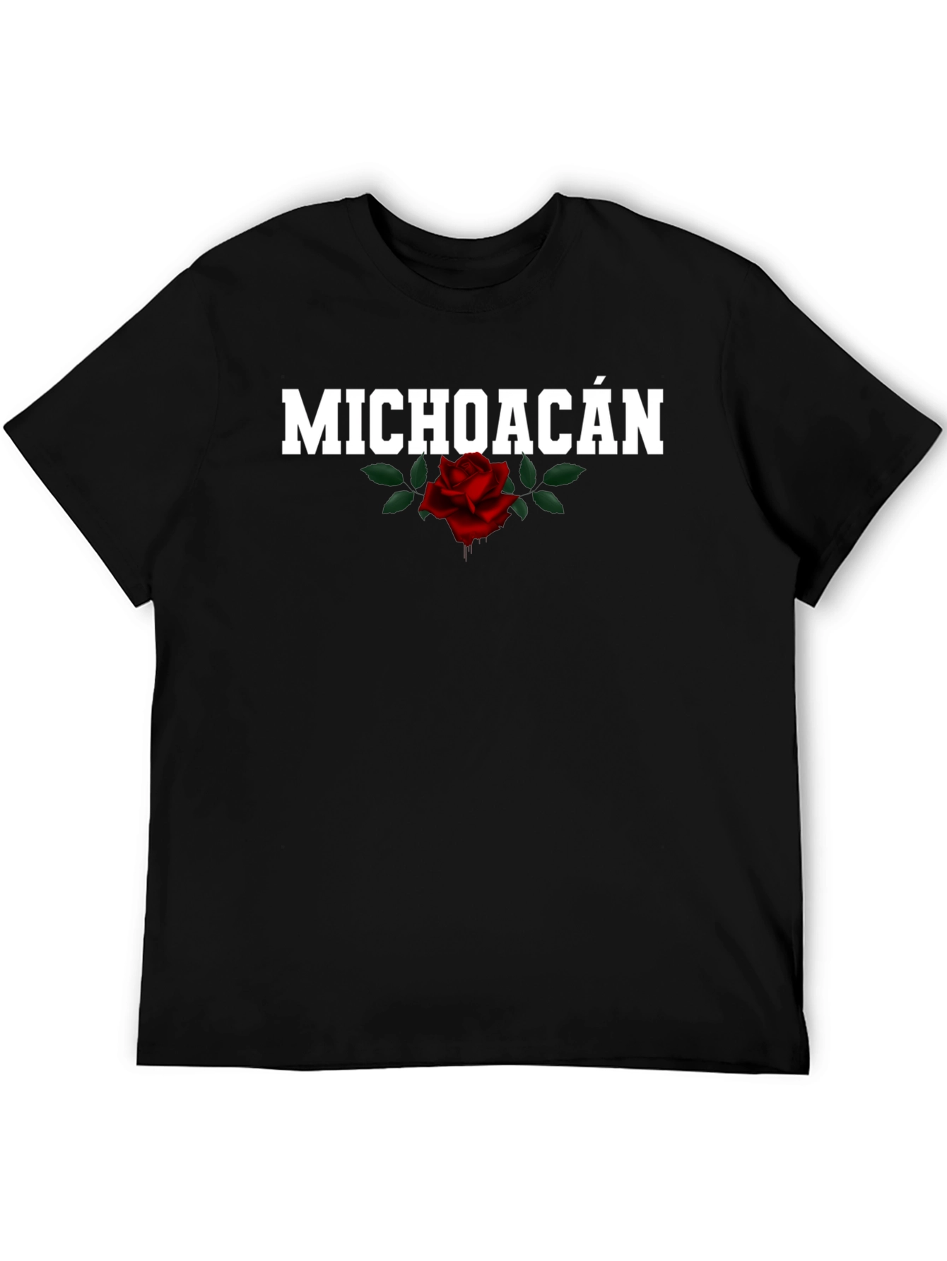Michoacan Rose Graphic T-Shirt - Stylish Mens Tee