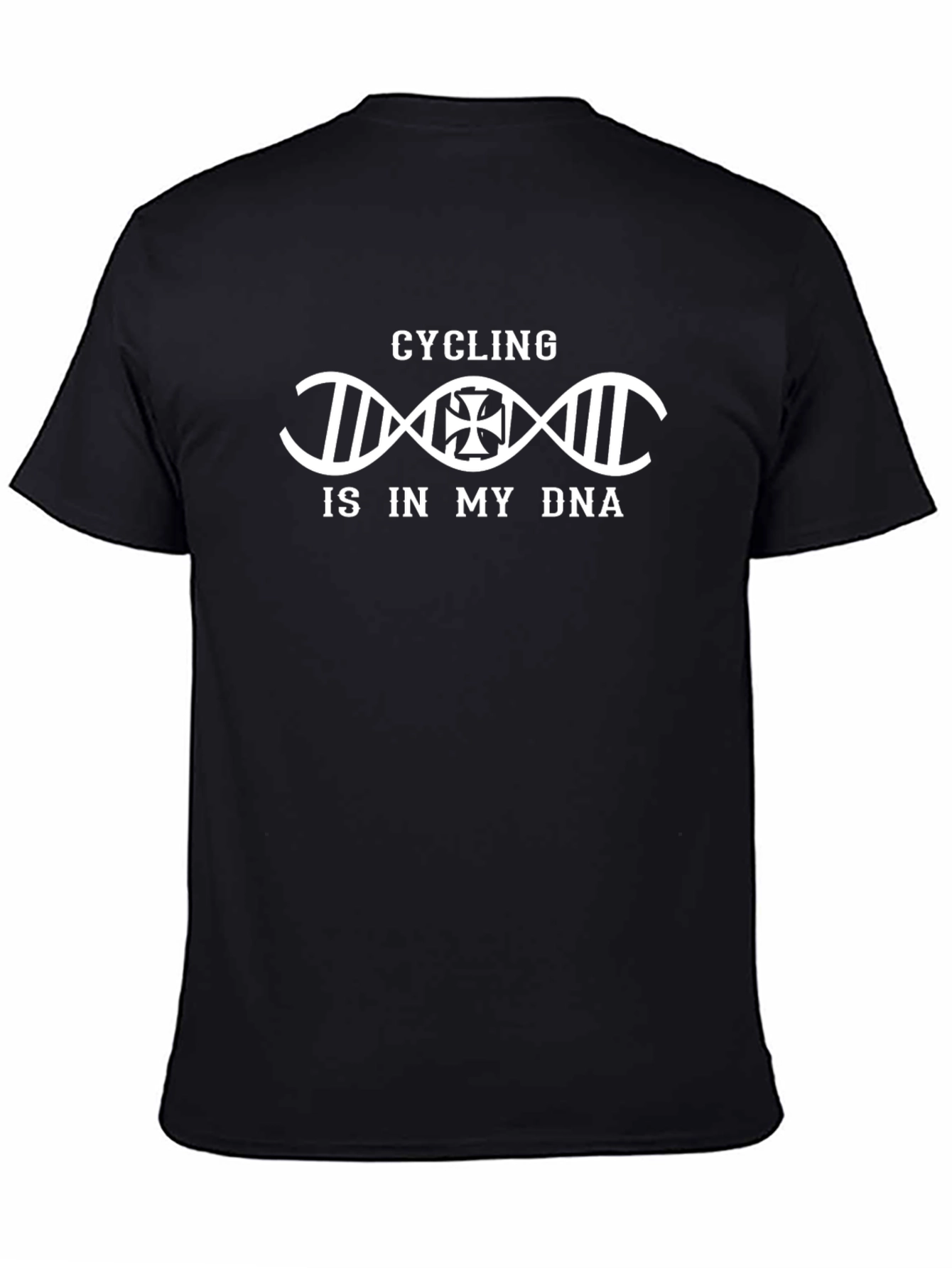 Cycling is in My DNA Black T-Shirt
