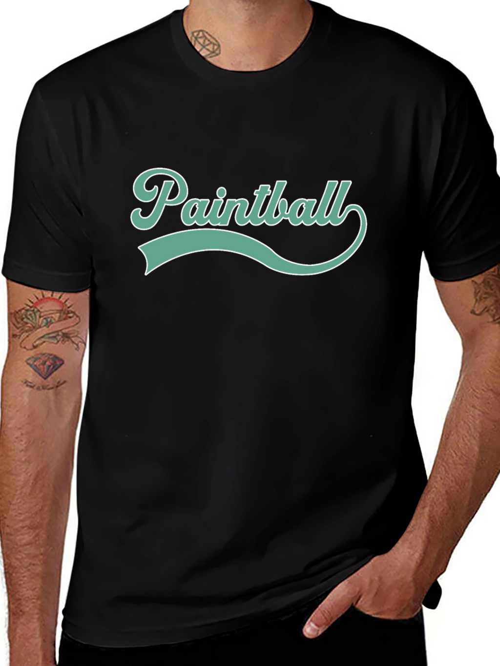 Paintball T-Shirt - Retro Design