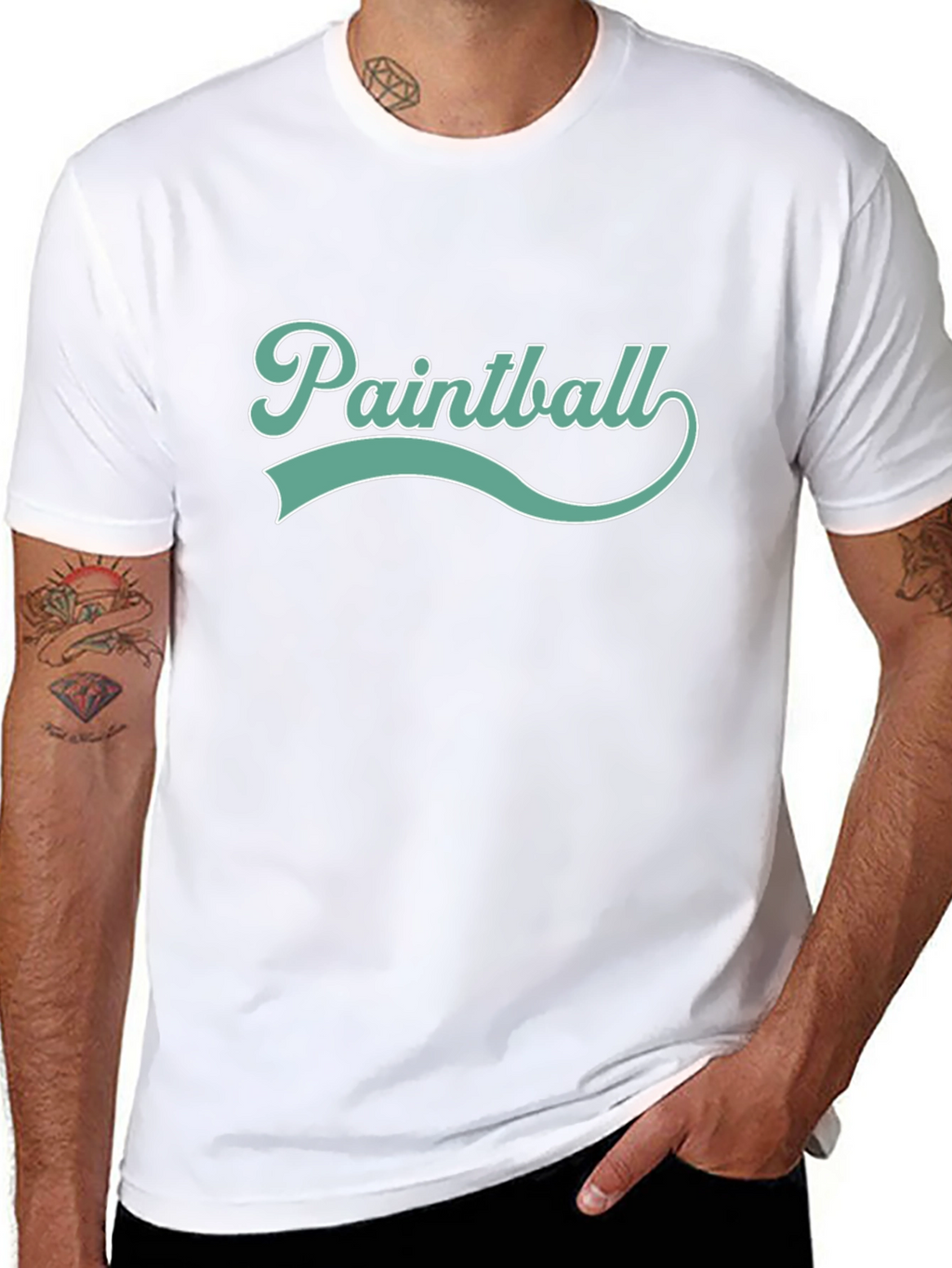 Paintball T-Shirt - Retro Design
