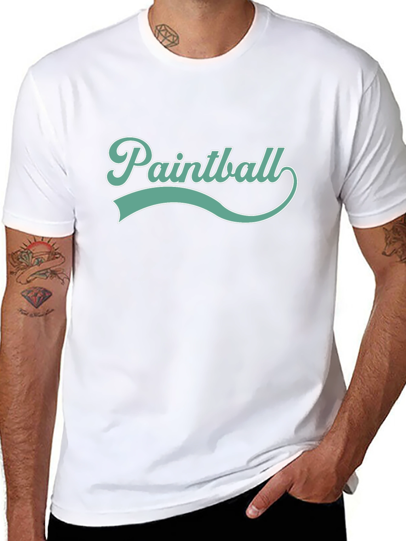 Paintball T-Shirt - Retro Design