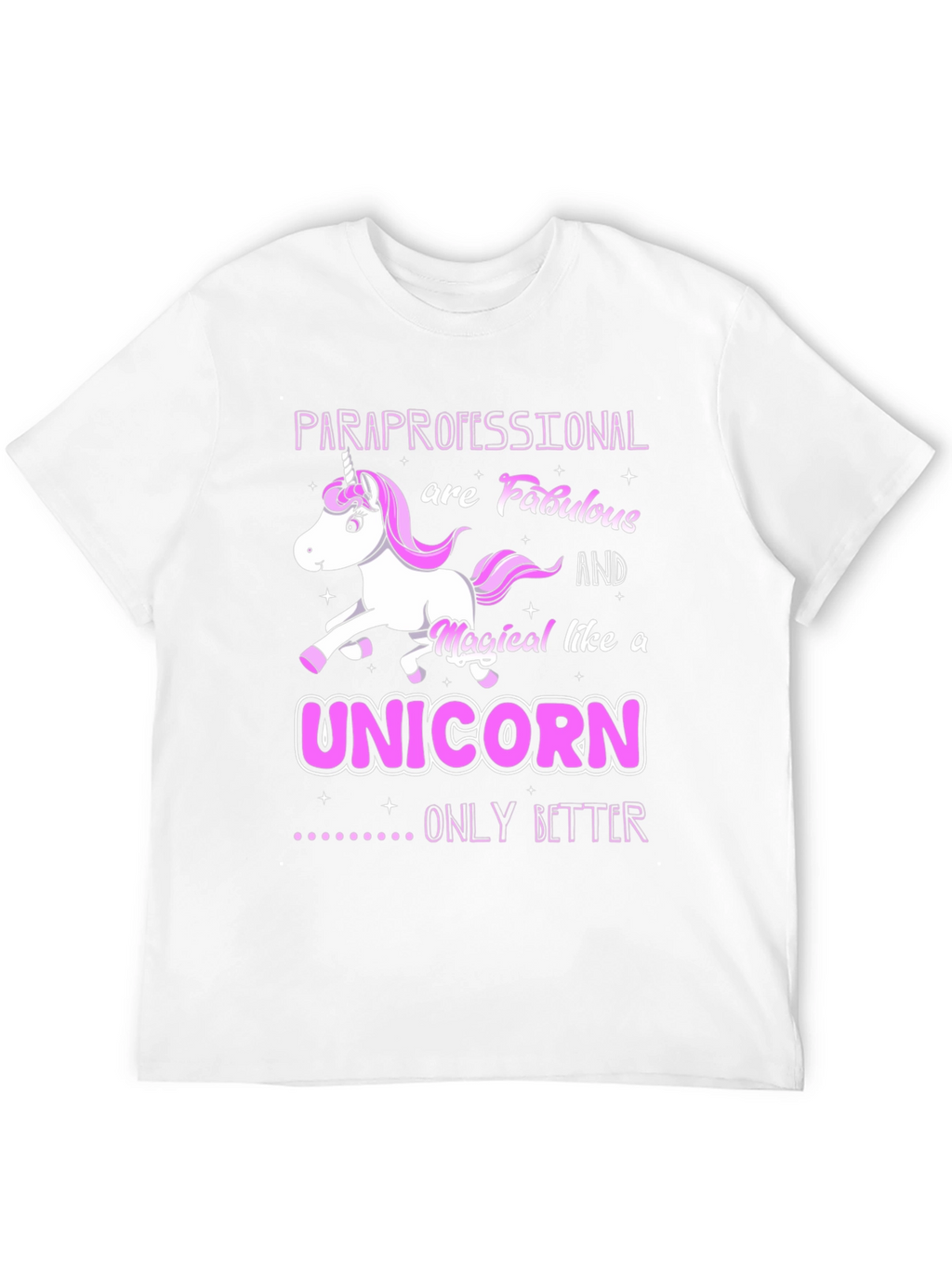 Magical Paraprofessional Unicorn T-Shirt