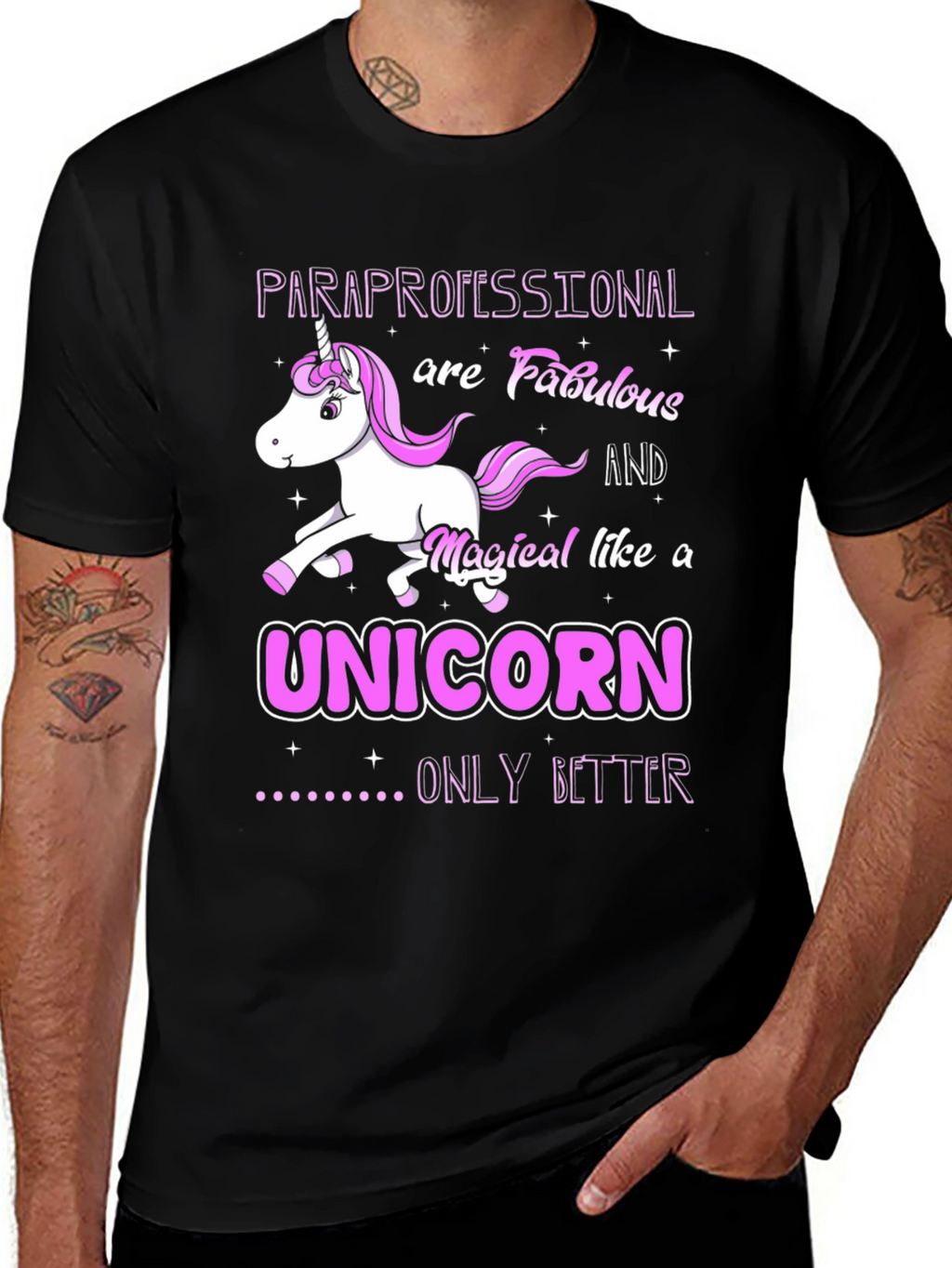 Magical Paraprofessional Unicorn T-Shirt