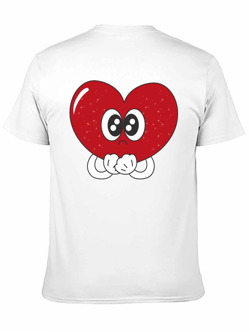 Heart Eyes T-Shirt - Cute Cartoon Love Graphic Tee