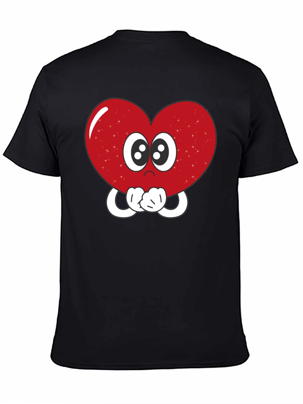 Heart Eyes T-Shirt - Cute Cartoon Love Graphic Tee
