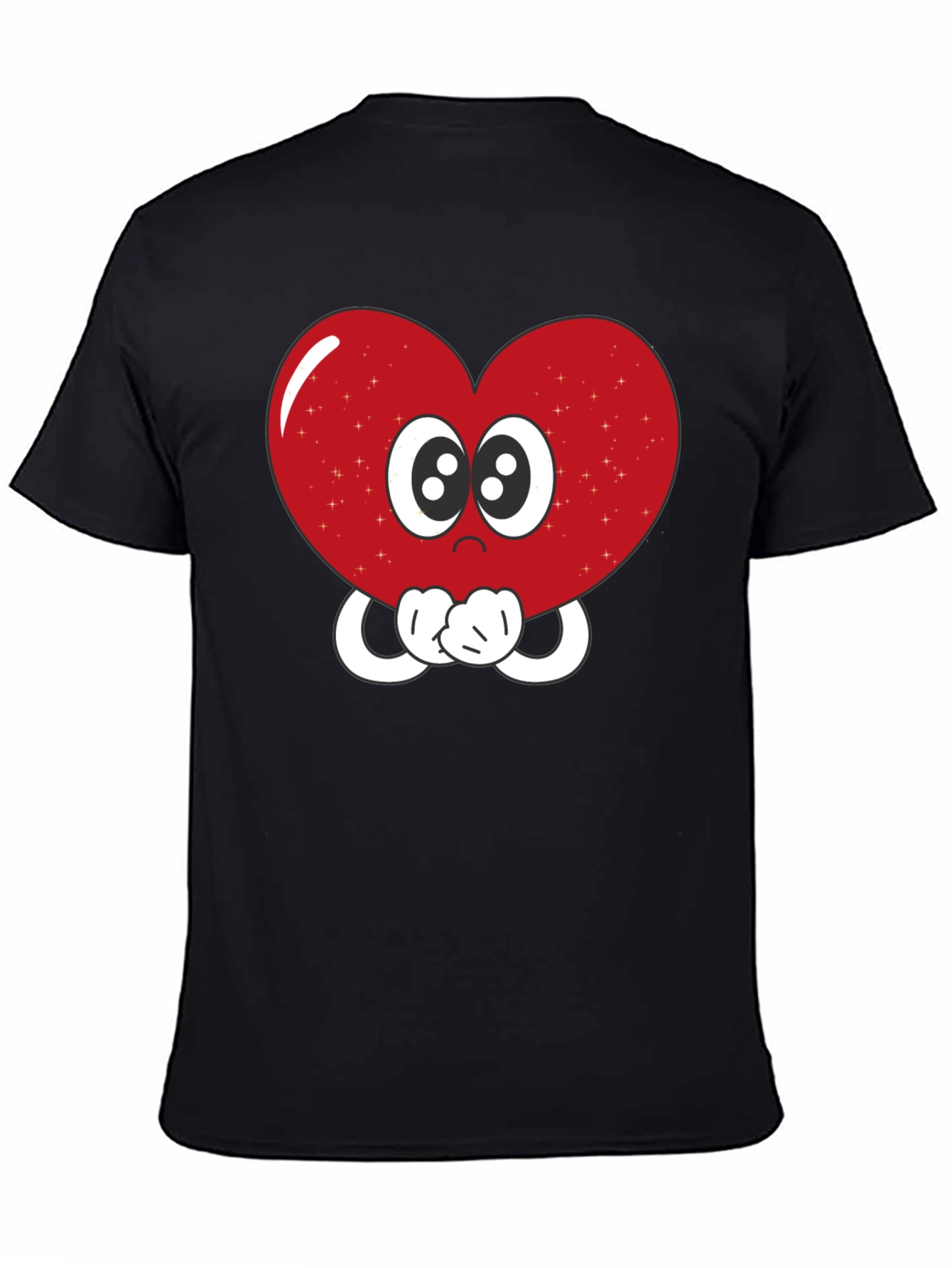 Heart Eyes T-Shirt - Cute Cartoon Love Graphic Tee