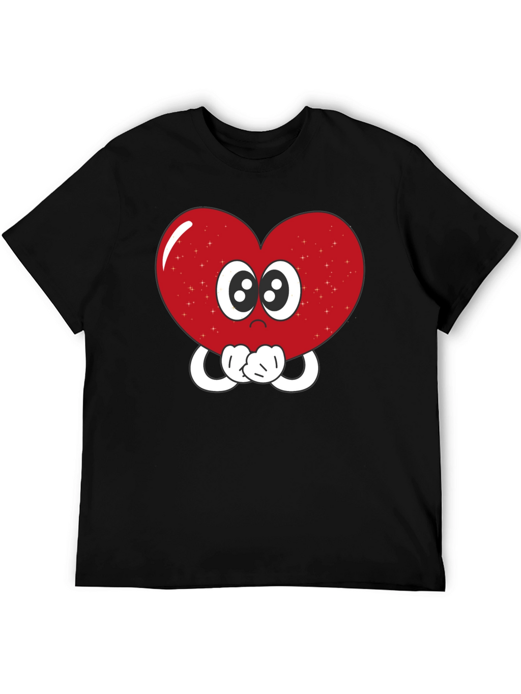 Heart Eyes T-Shirt - Cute Cartoon Love Graphic Tee