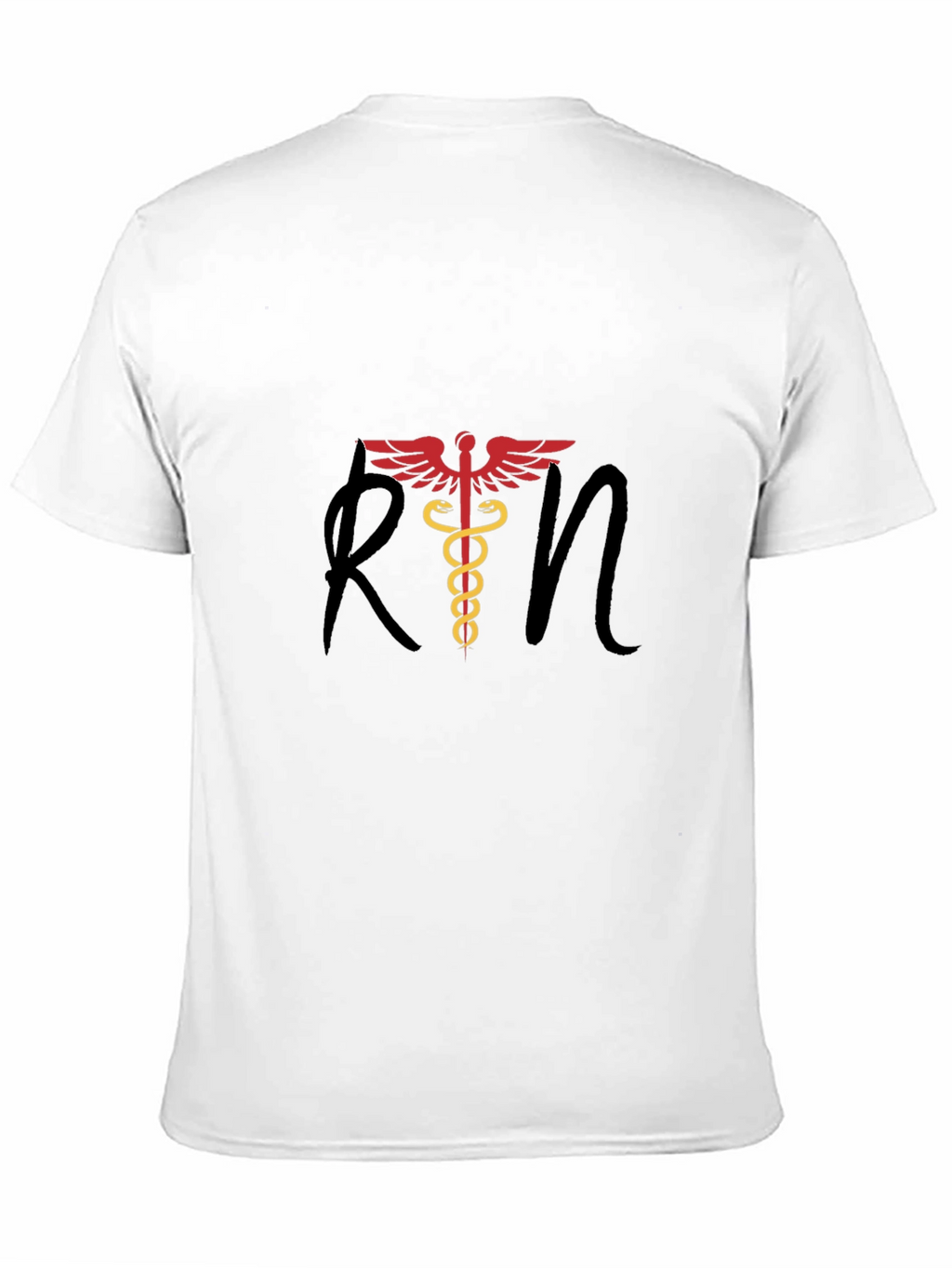 RN Caduceus Graphic Tee - Medical Professional T-Shirt