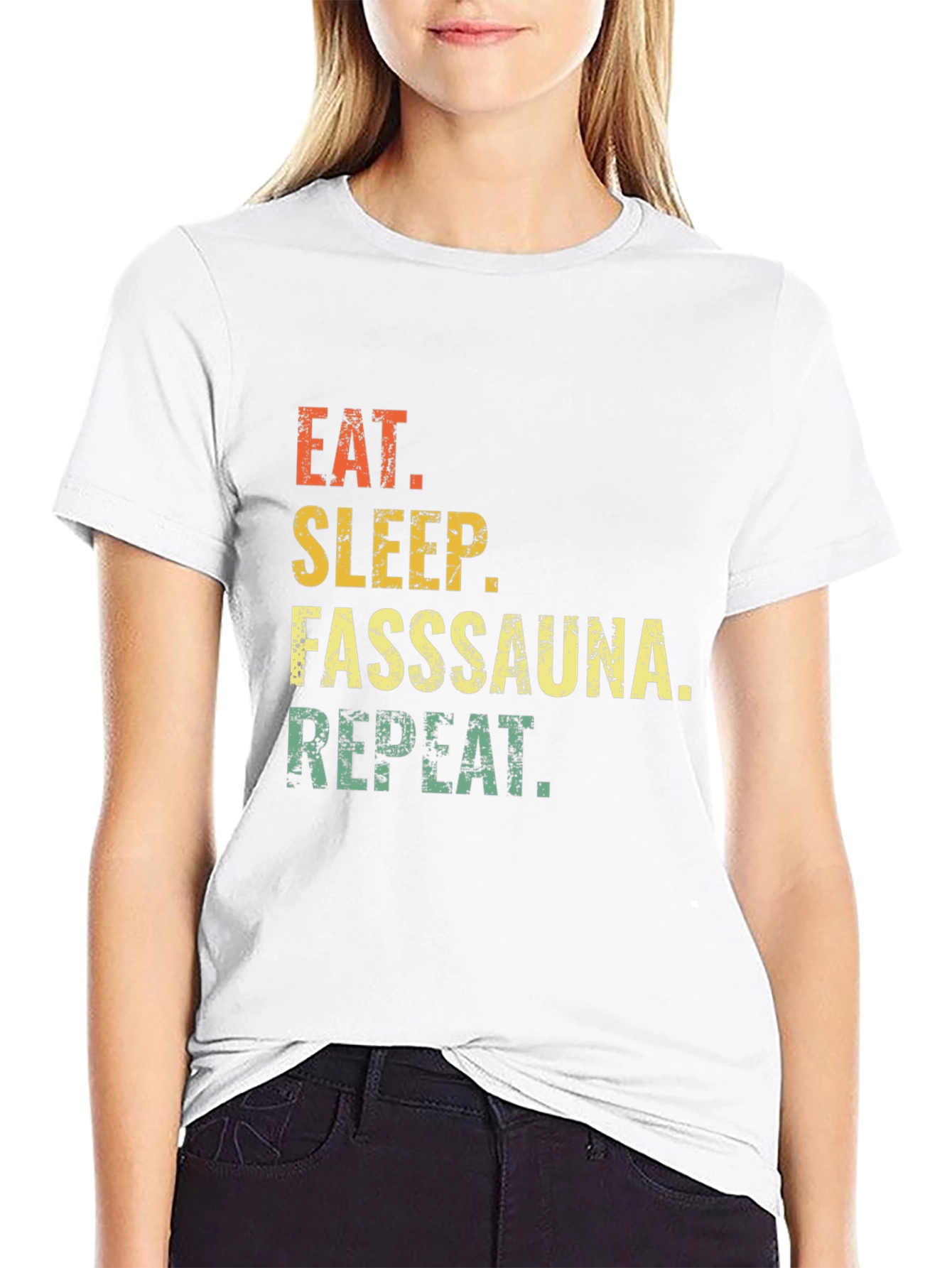 Eat Sleep Fasssauna Repeat T-Shirt