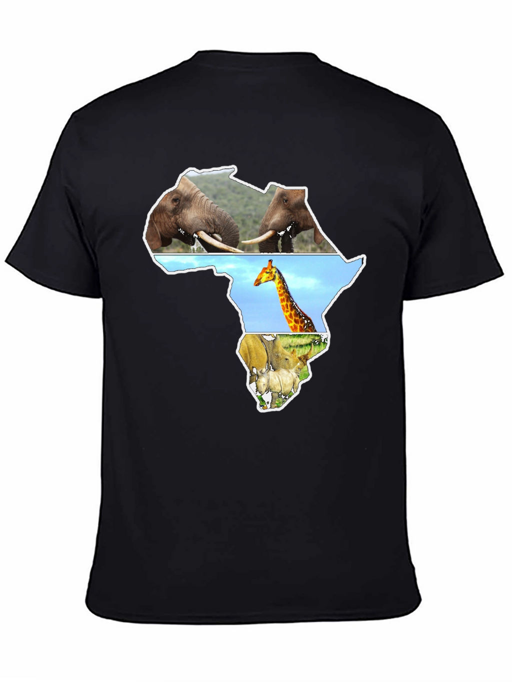 African Wildlife Silhouette T-Shirt