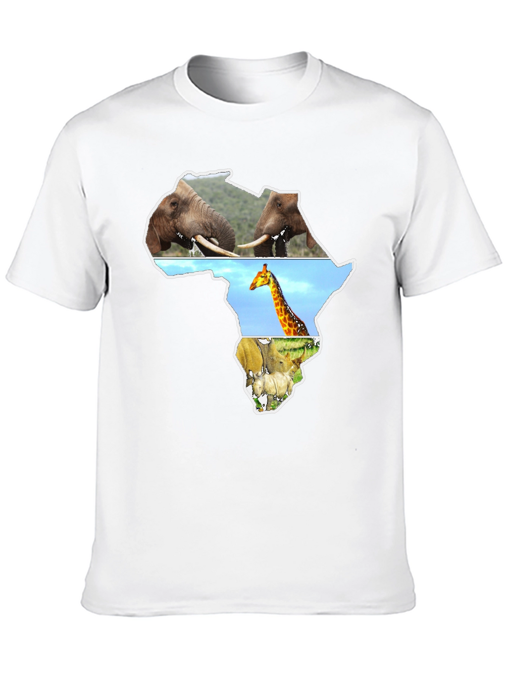 African Wildlife Silhouette T-Shirt