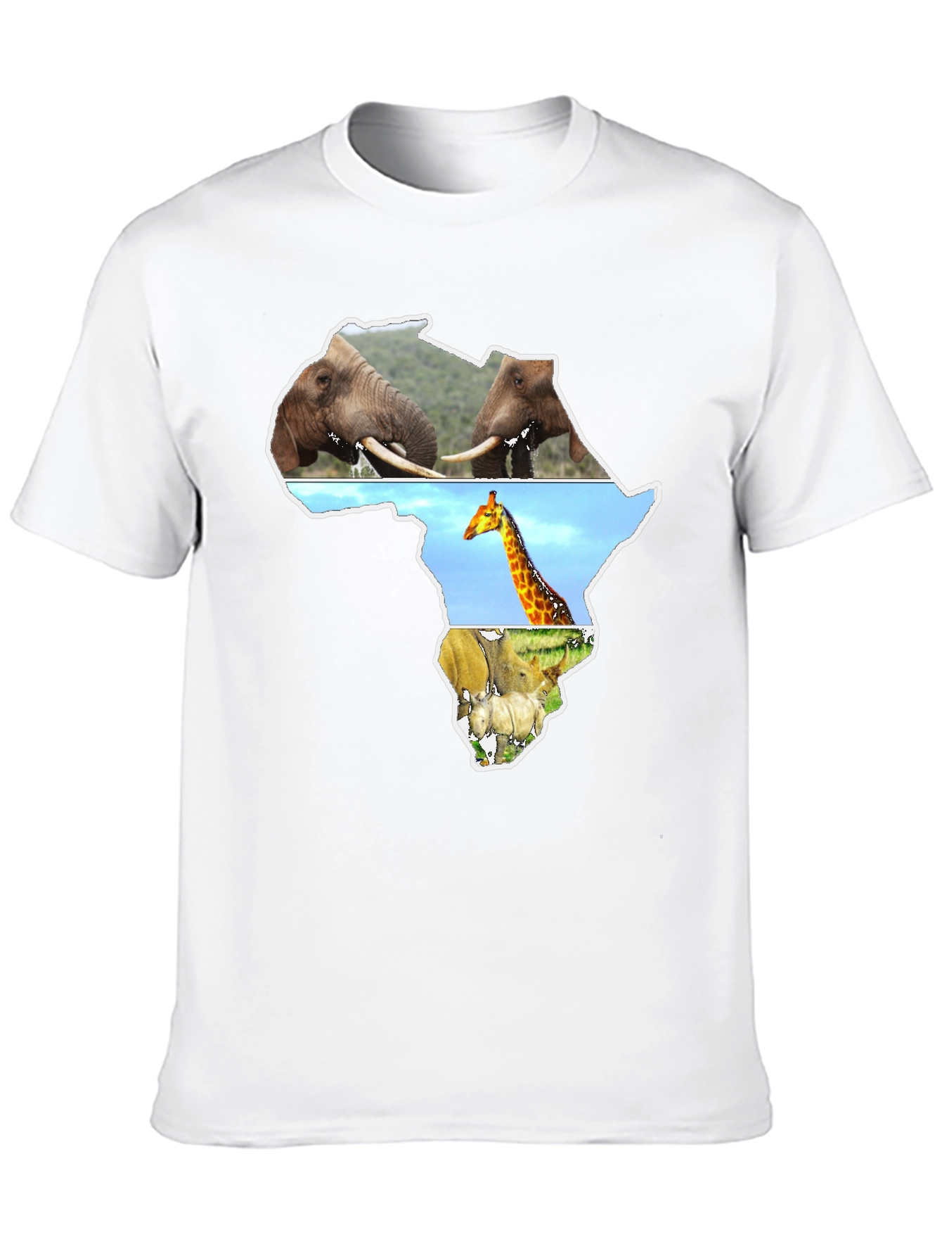 African Wildlife Silhouette T-Shirt