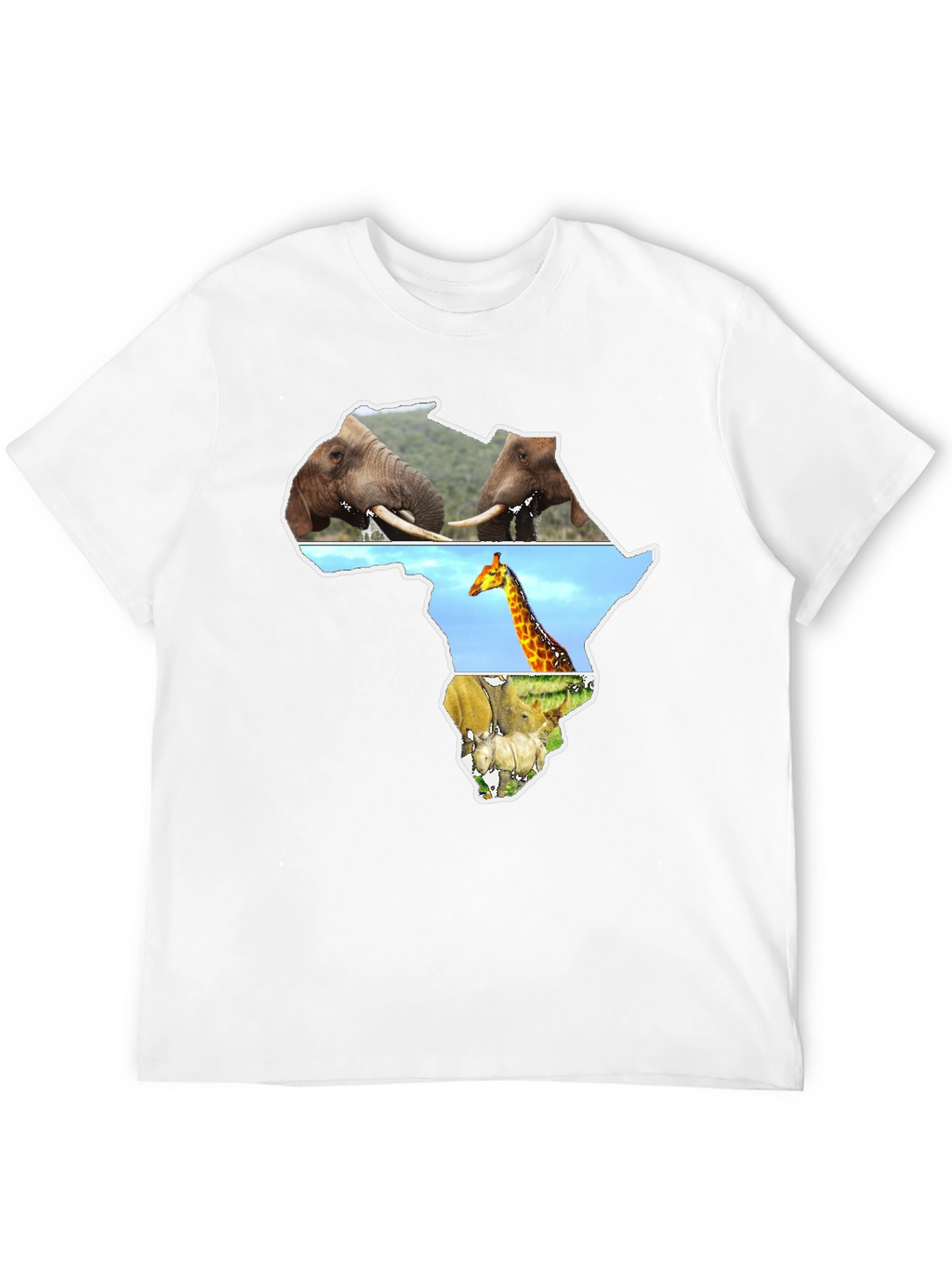 African Wildlife Silhouette T-Shirt