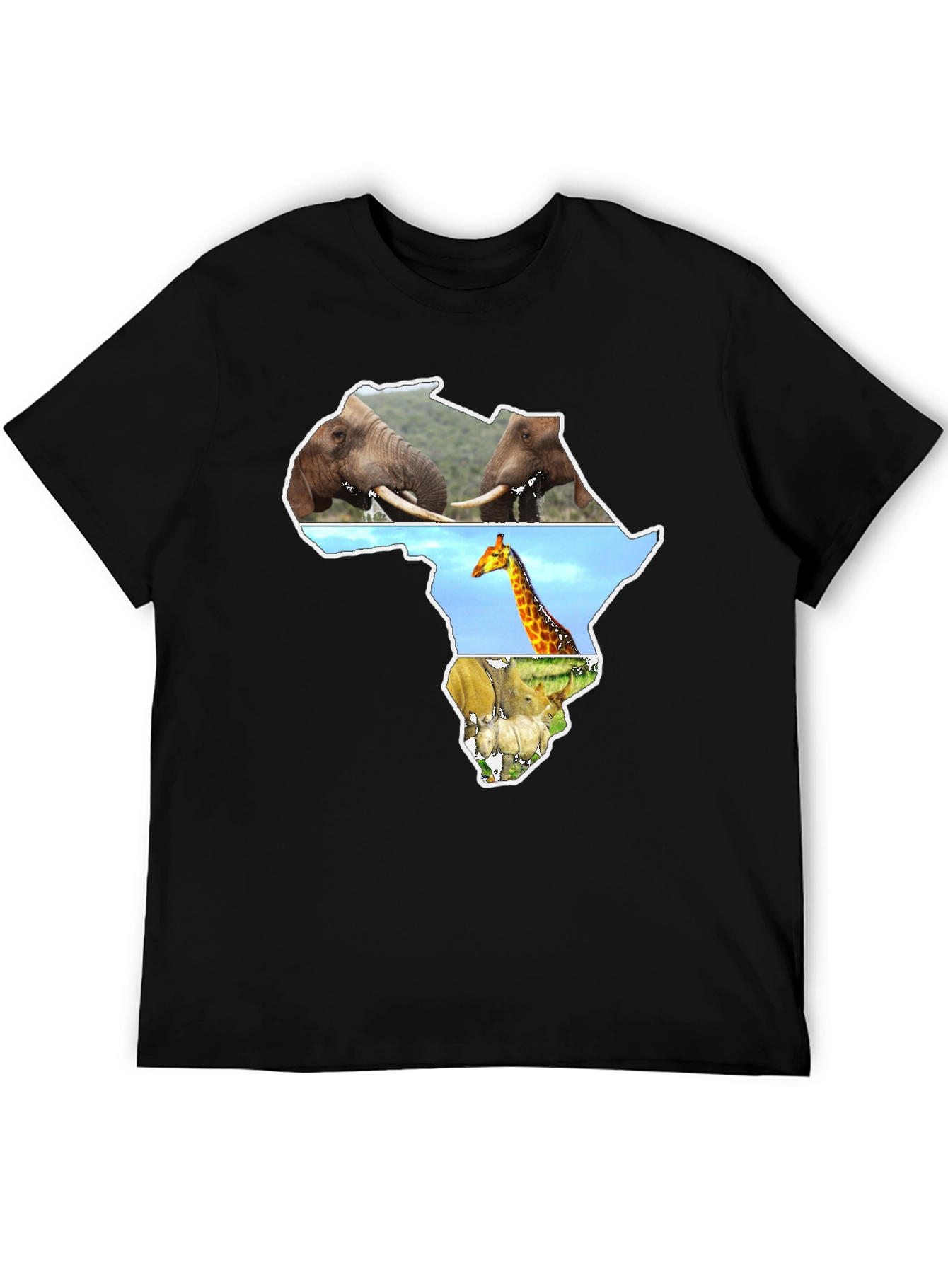 African Wildlife Silhouette T-Shirt