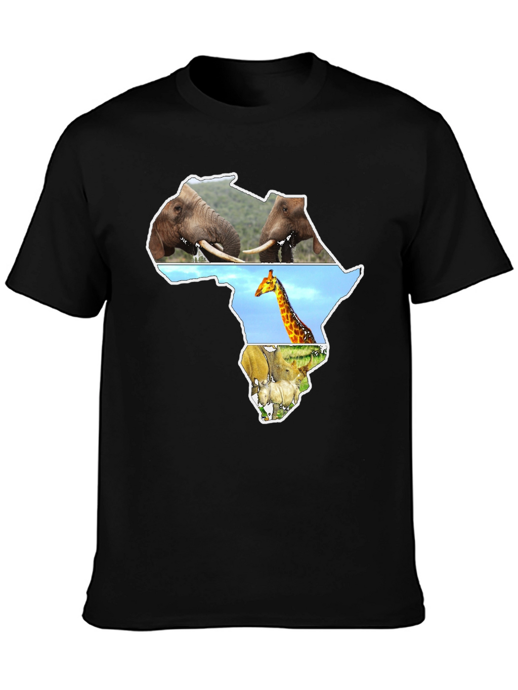 African Wildlife Silhouette T-Shirt