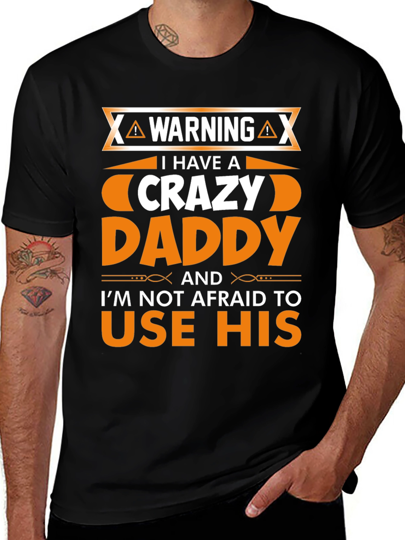 Crazy Daddy T-Shirt Novelty Fathers Day Gift
