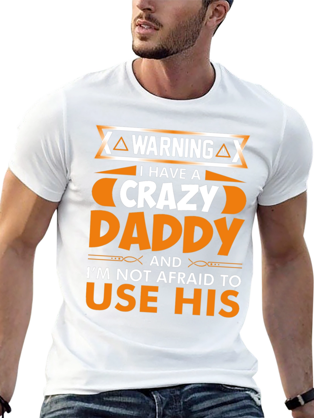 Crazy Daddy T-Shirt Novelty Fathers Day Gift