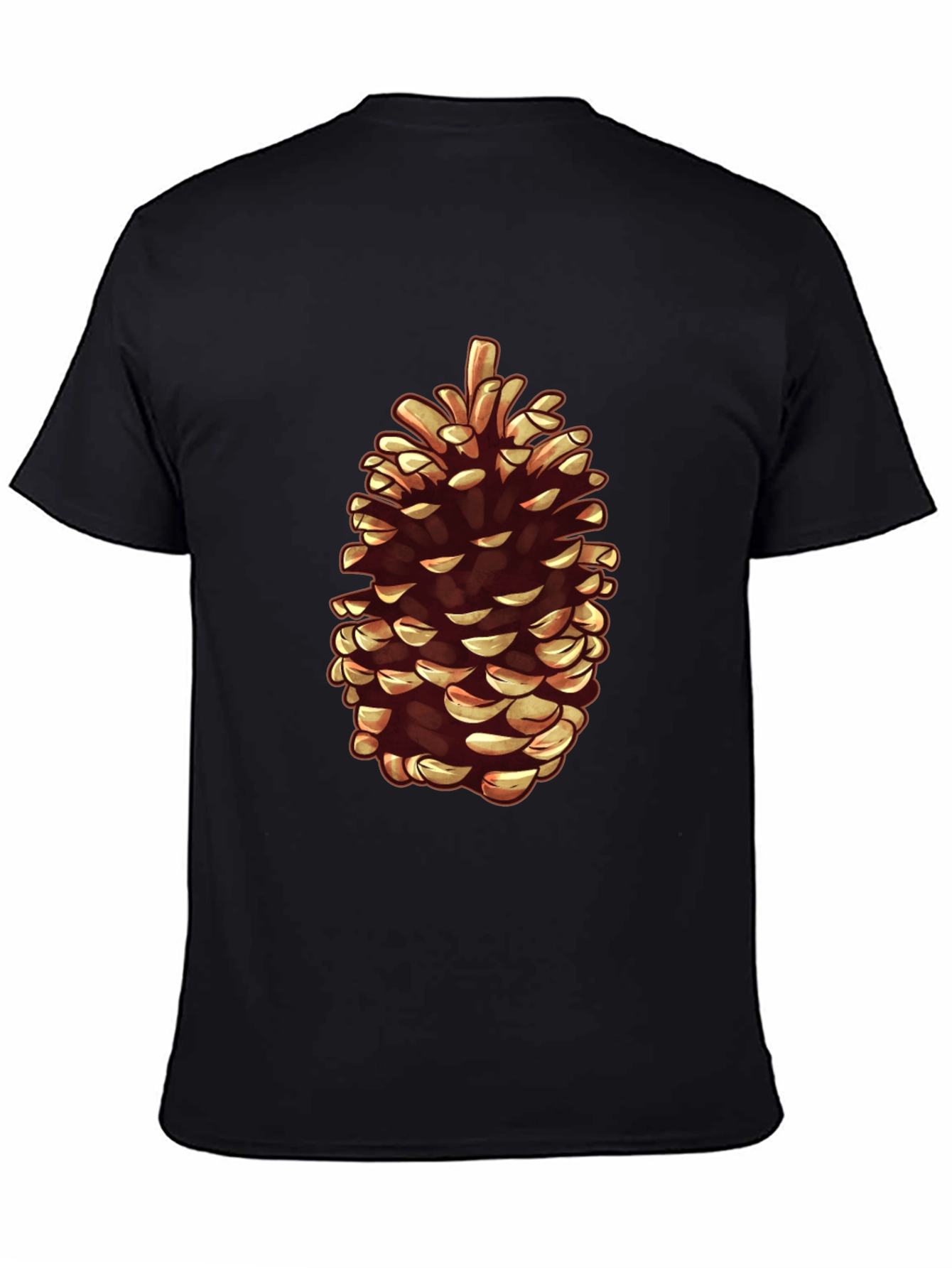 Pine Cone Graphic T-Shirt - Nature Inspired Tee