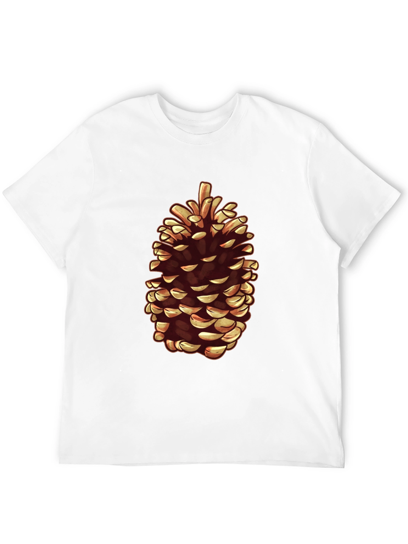 Pine Cone Graphic T-Shirt - Nature Inspired Tee