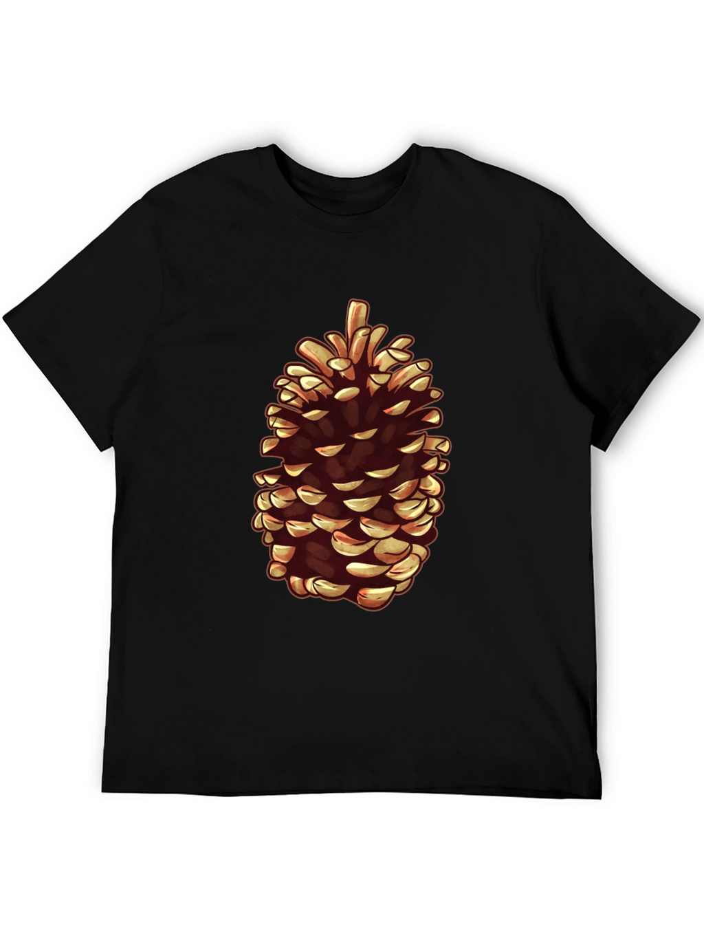 Pine Cone Graphic T-Shirt - Nature Inspired Tee