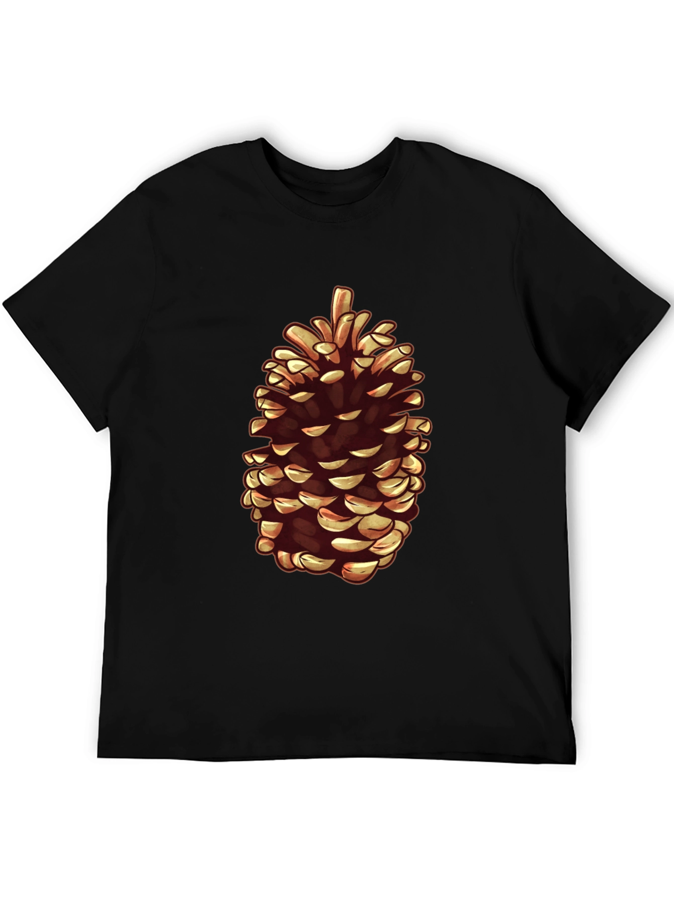 Pine Cone Graphic T-Shirt - Nature Inspired Tee