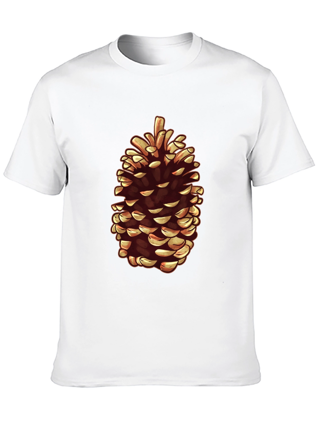 Pine Cone Graphic T-Shirt - Nature Inspired Tee