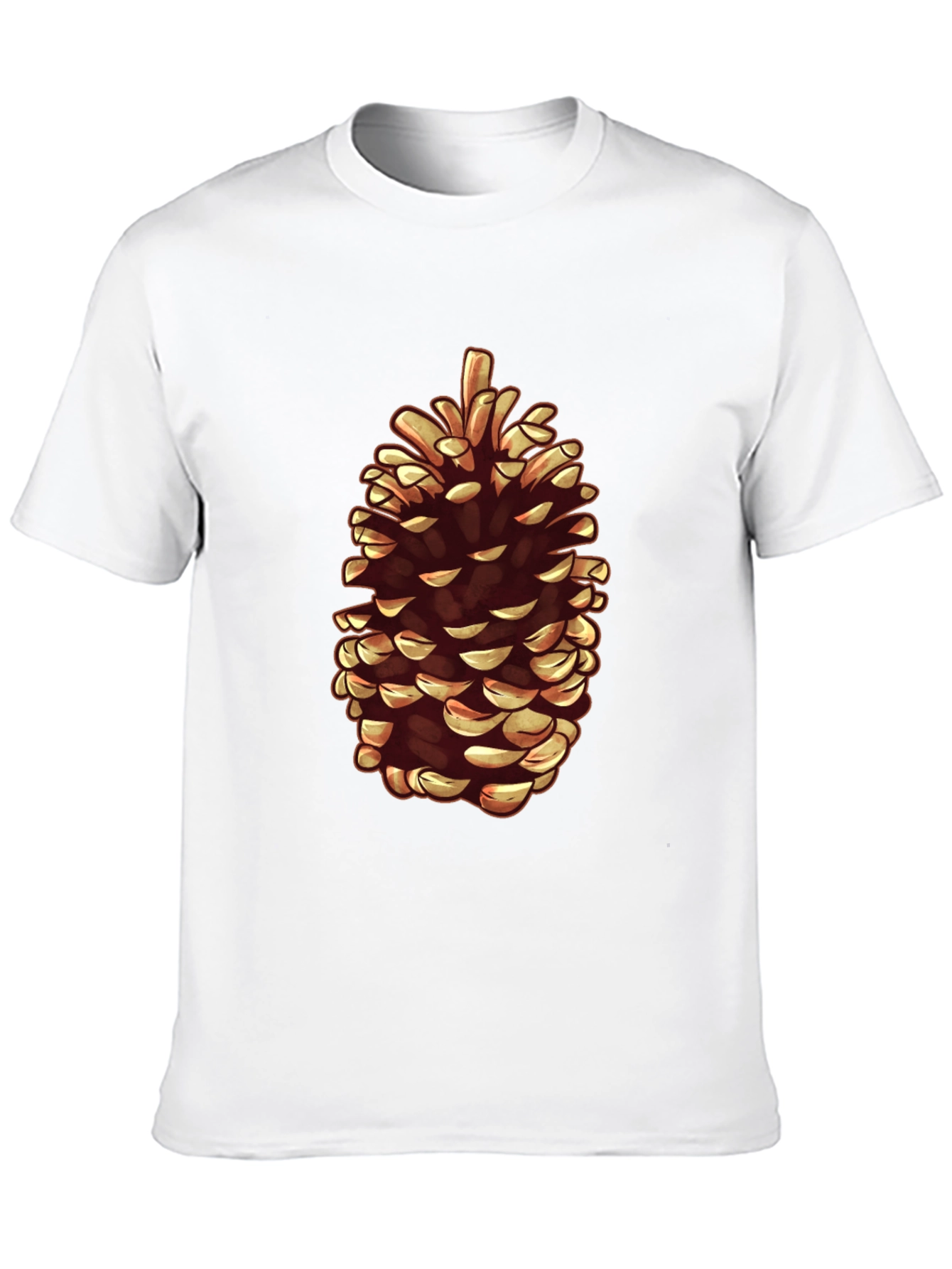 Pine Cone Graphic T-Shirt - Nature Inspired Tee