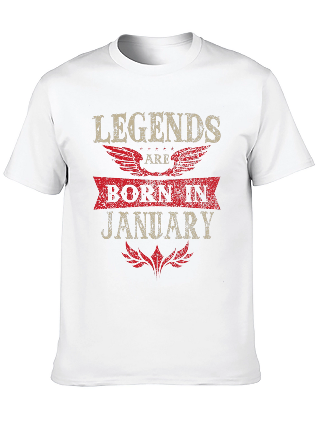 Legends Born in January Graphic Tee