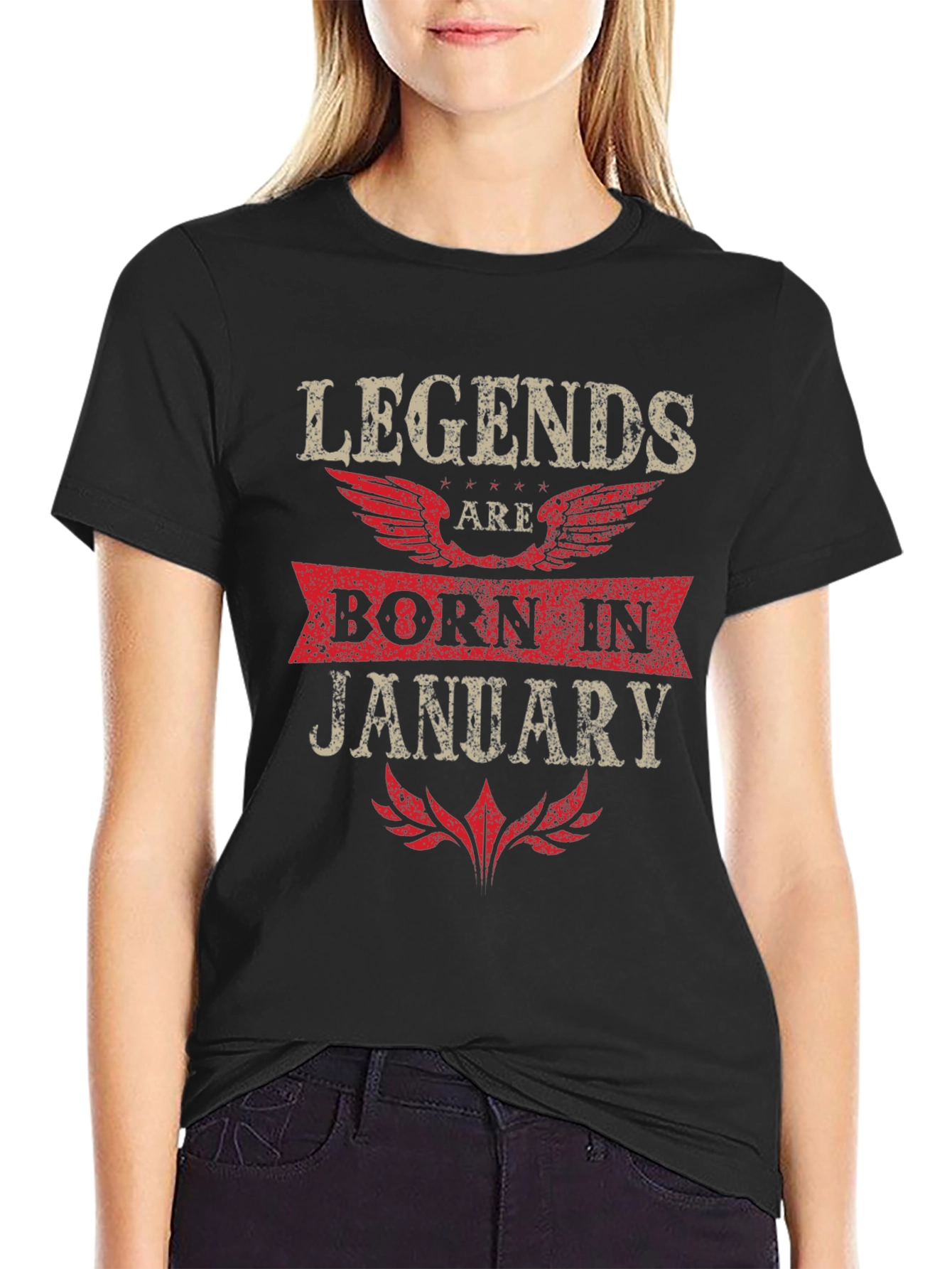 Legends Born in January Graphic Tee